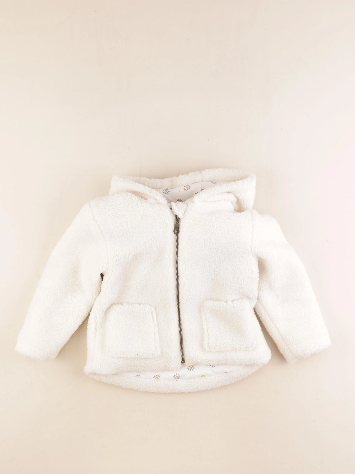 Vertbaudet - veste blanc - 3 ans