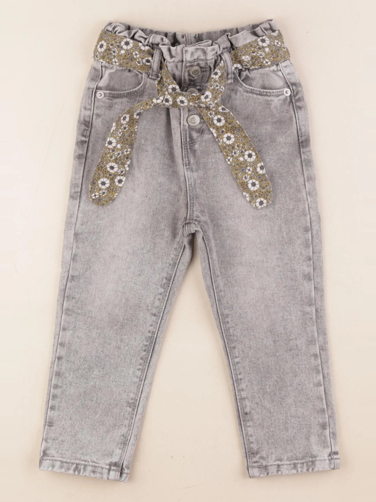 Vertbaudet - jean gris - 3 ans