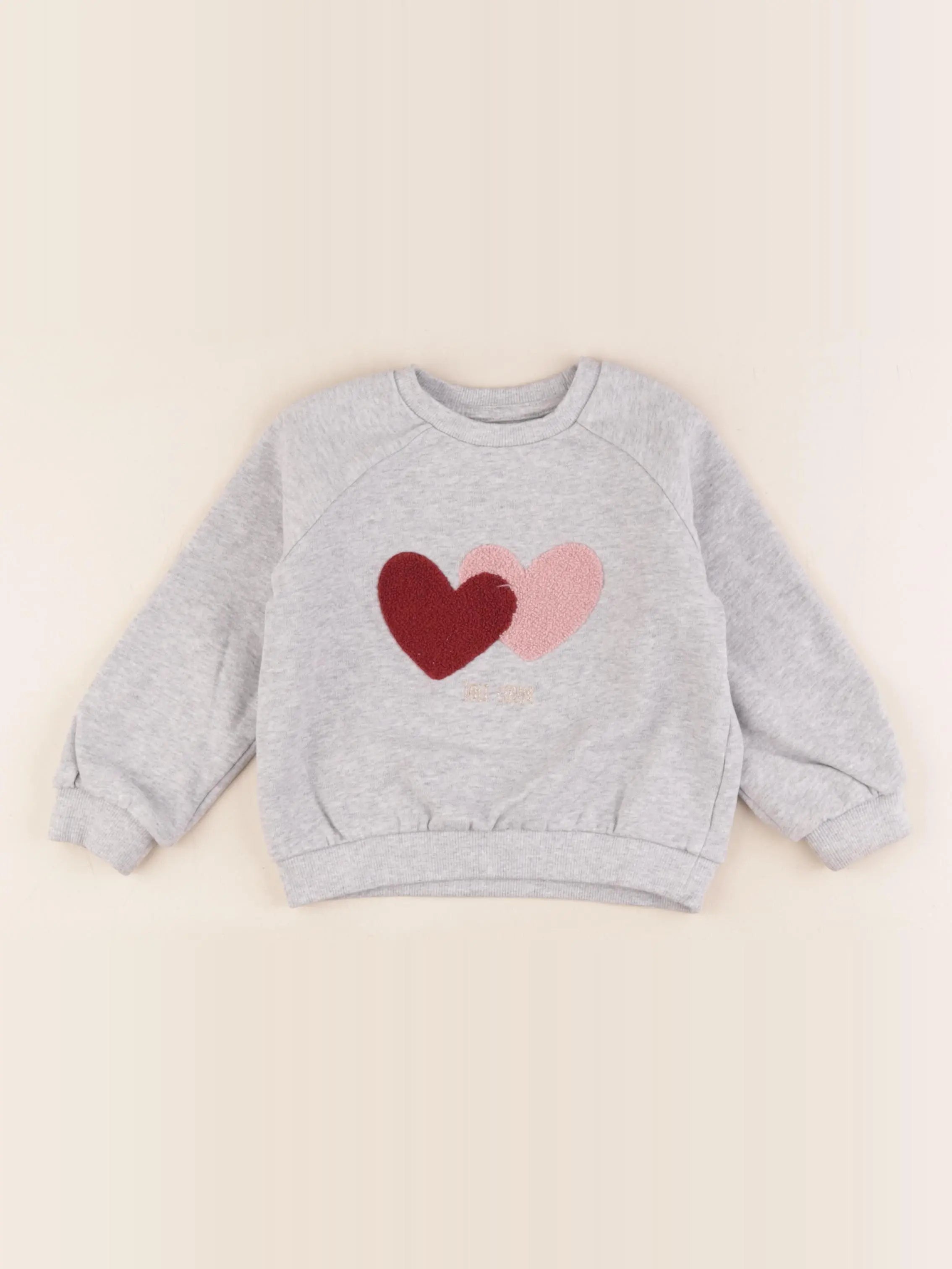 Vertbaudet - sweat gris - 3 ans