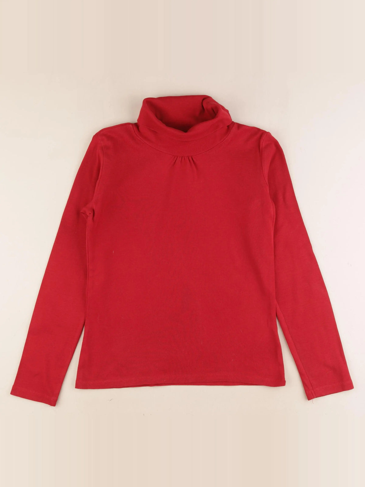 Vertbaudet - sous-pull rouge - 12 ans