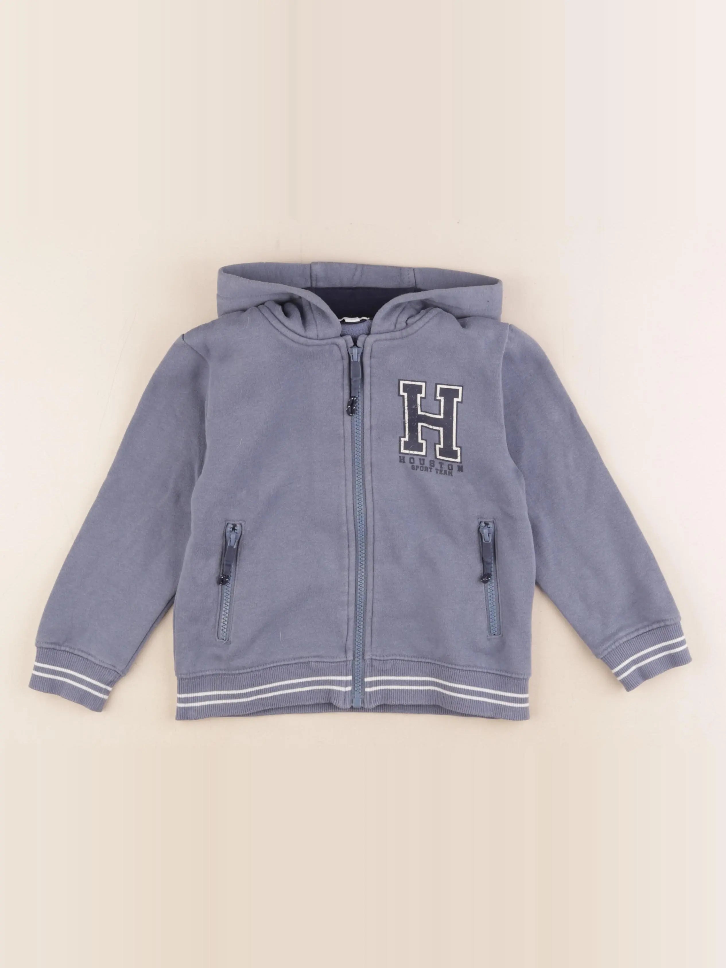 Vertbaudet - sweat bleu - 5 ans