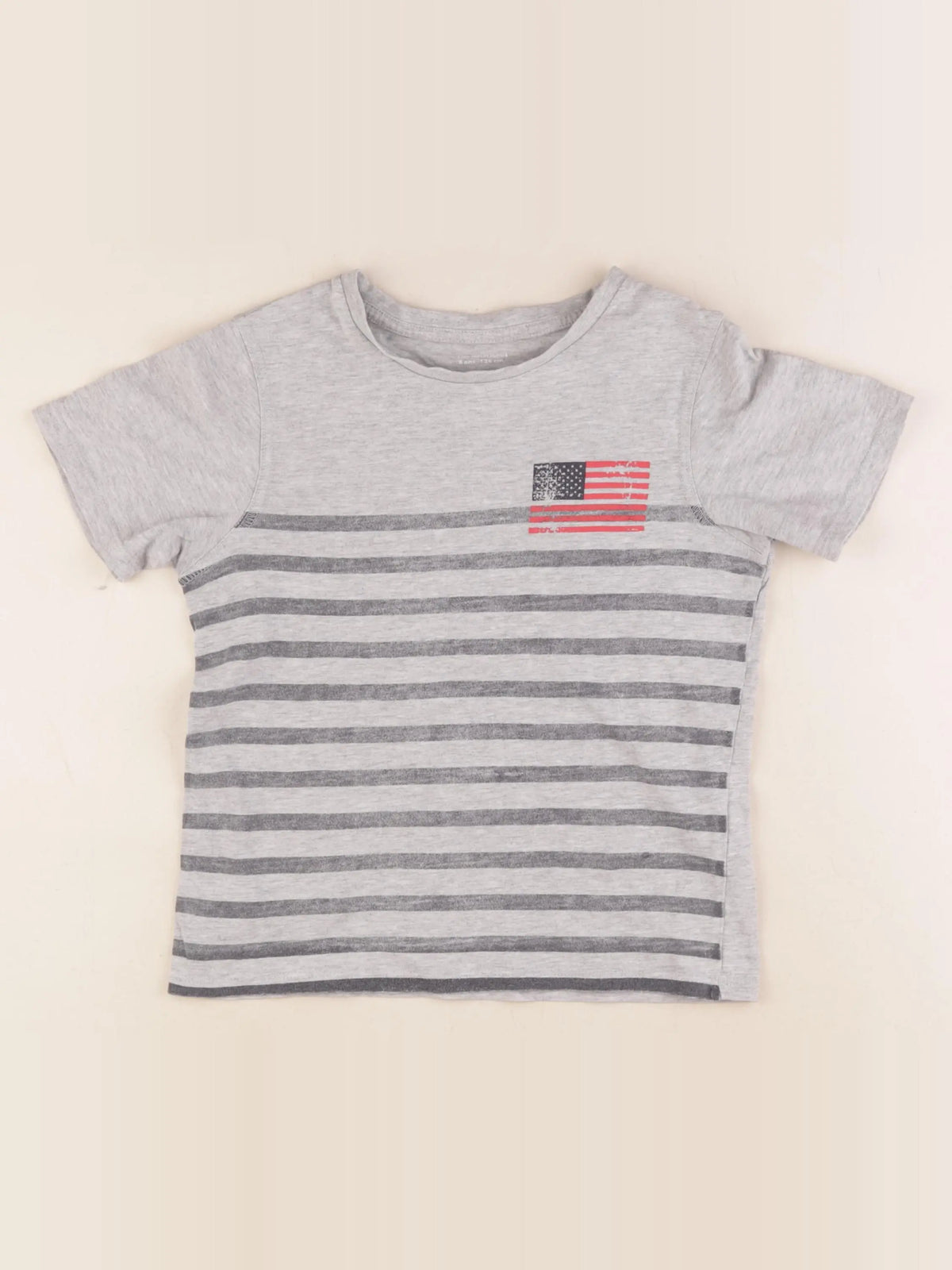 Vertbaudet - tee-shirt gris - 8 ans