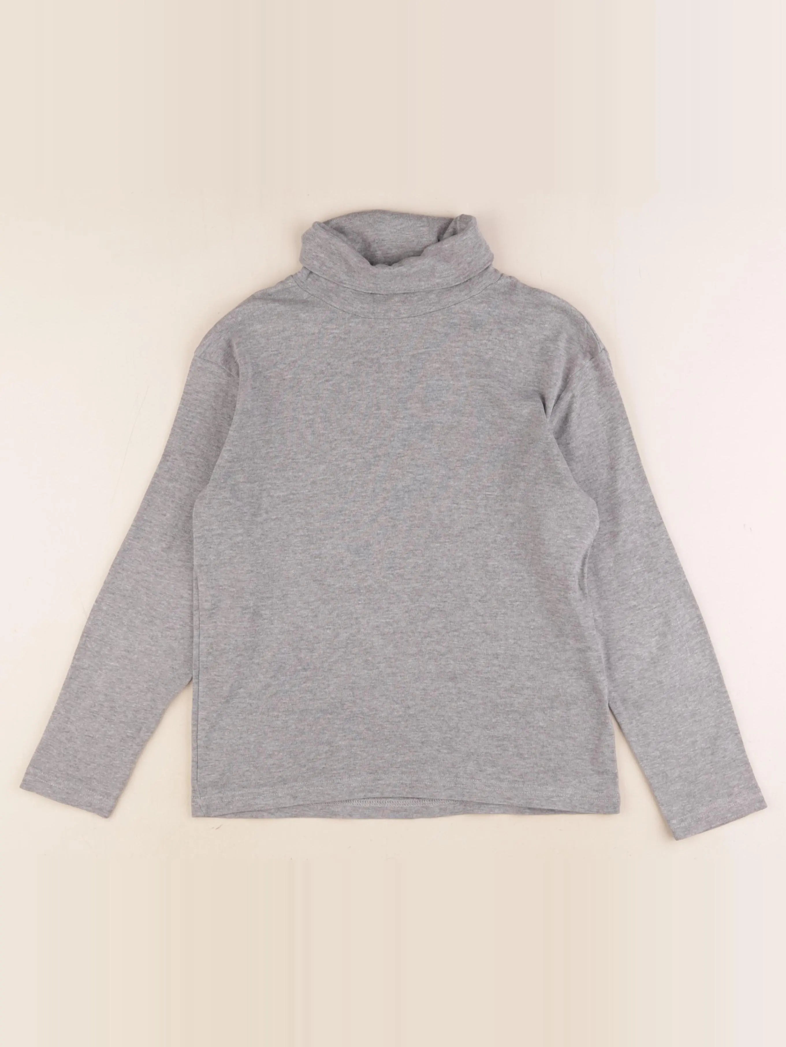 Vertbaudet - sous-pull gris - 10 ans