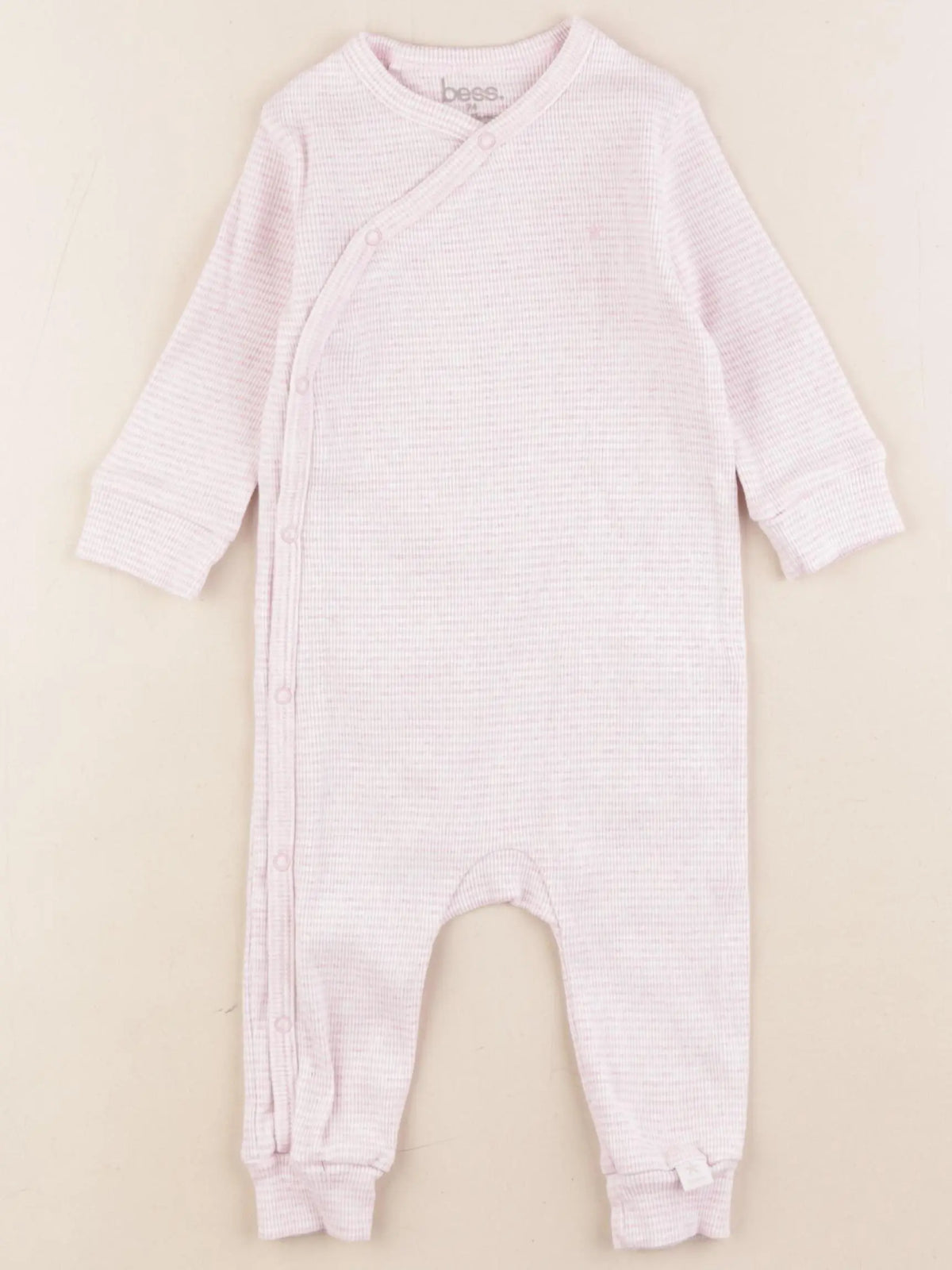 Bess - pyjama coton rose - 12 mois