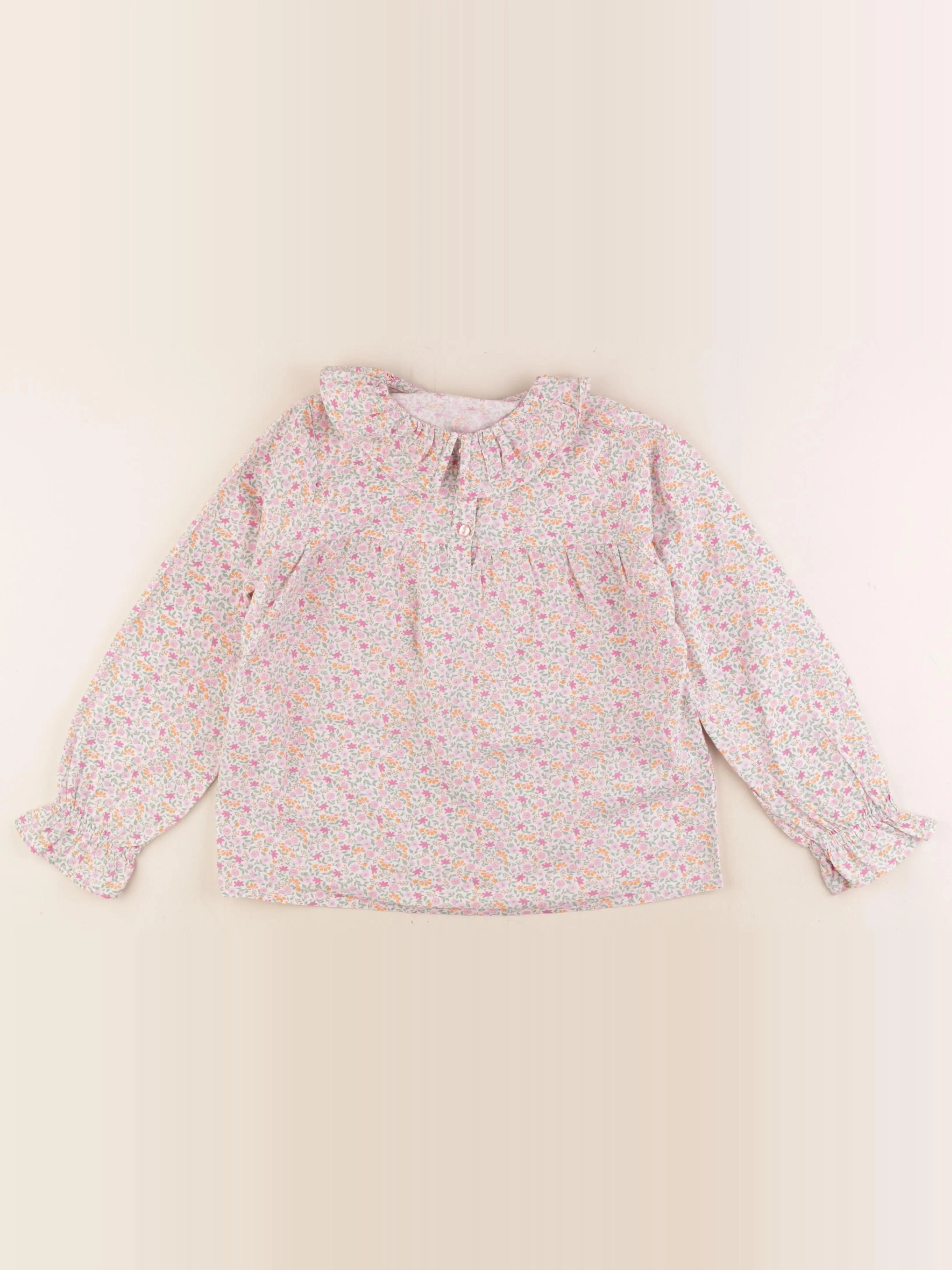Vertbaudet - blouse multicolore - 9 ans