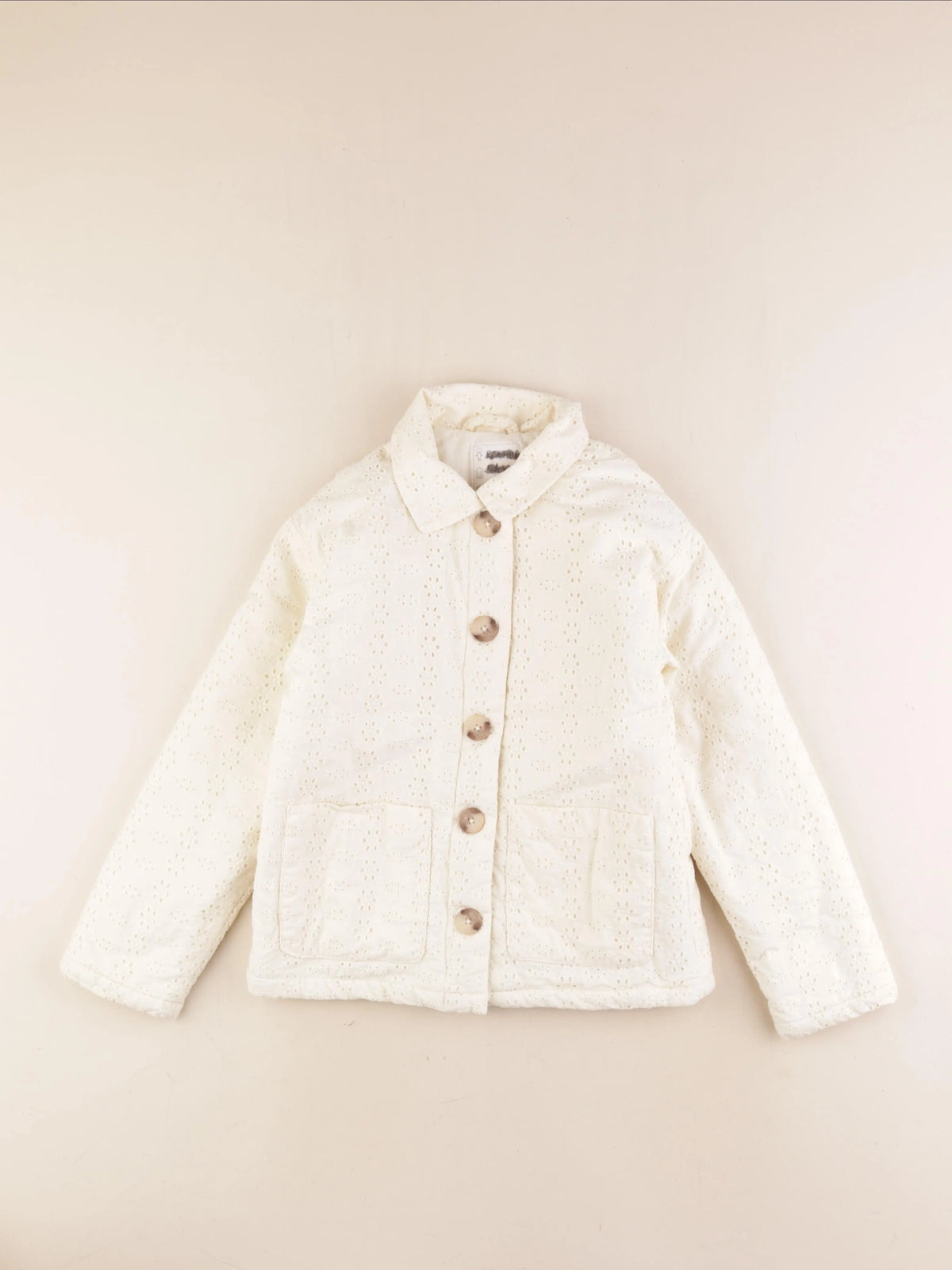 Vertbaudet - veste beige - 10 ans