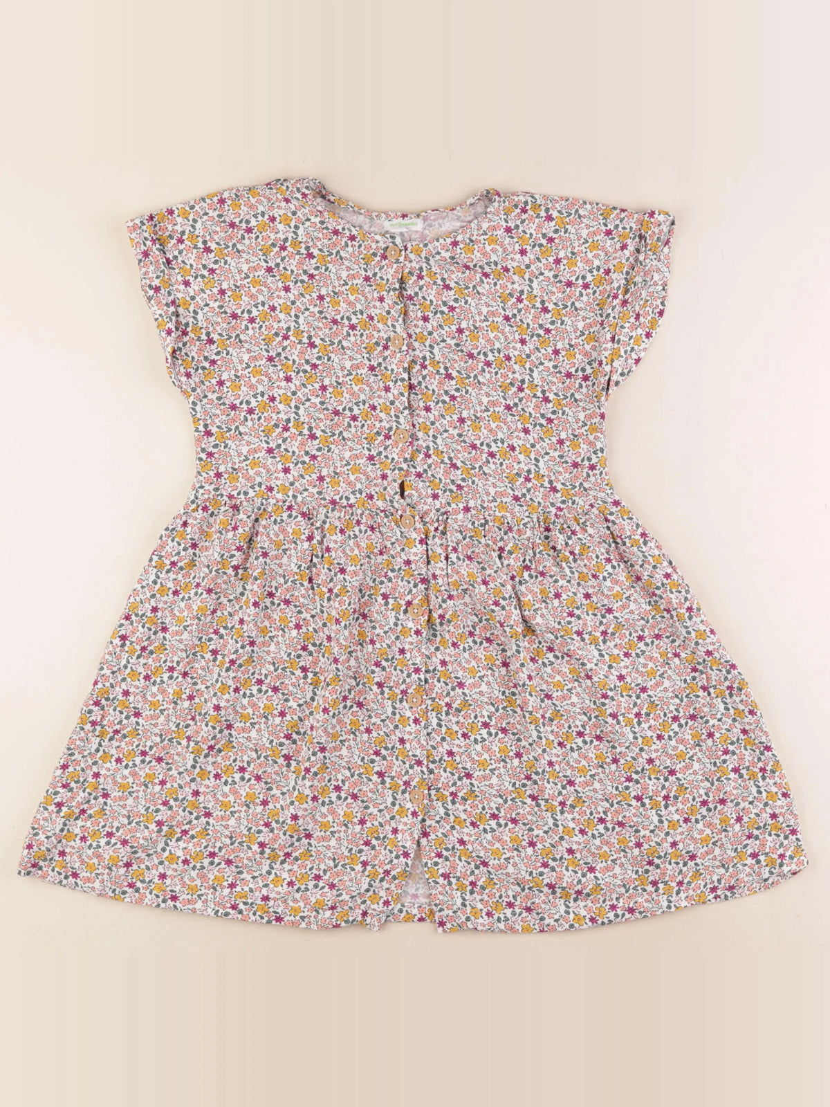 Vertbaudet - robe multicolore - 10 ans