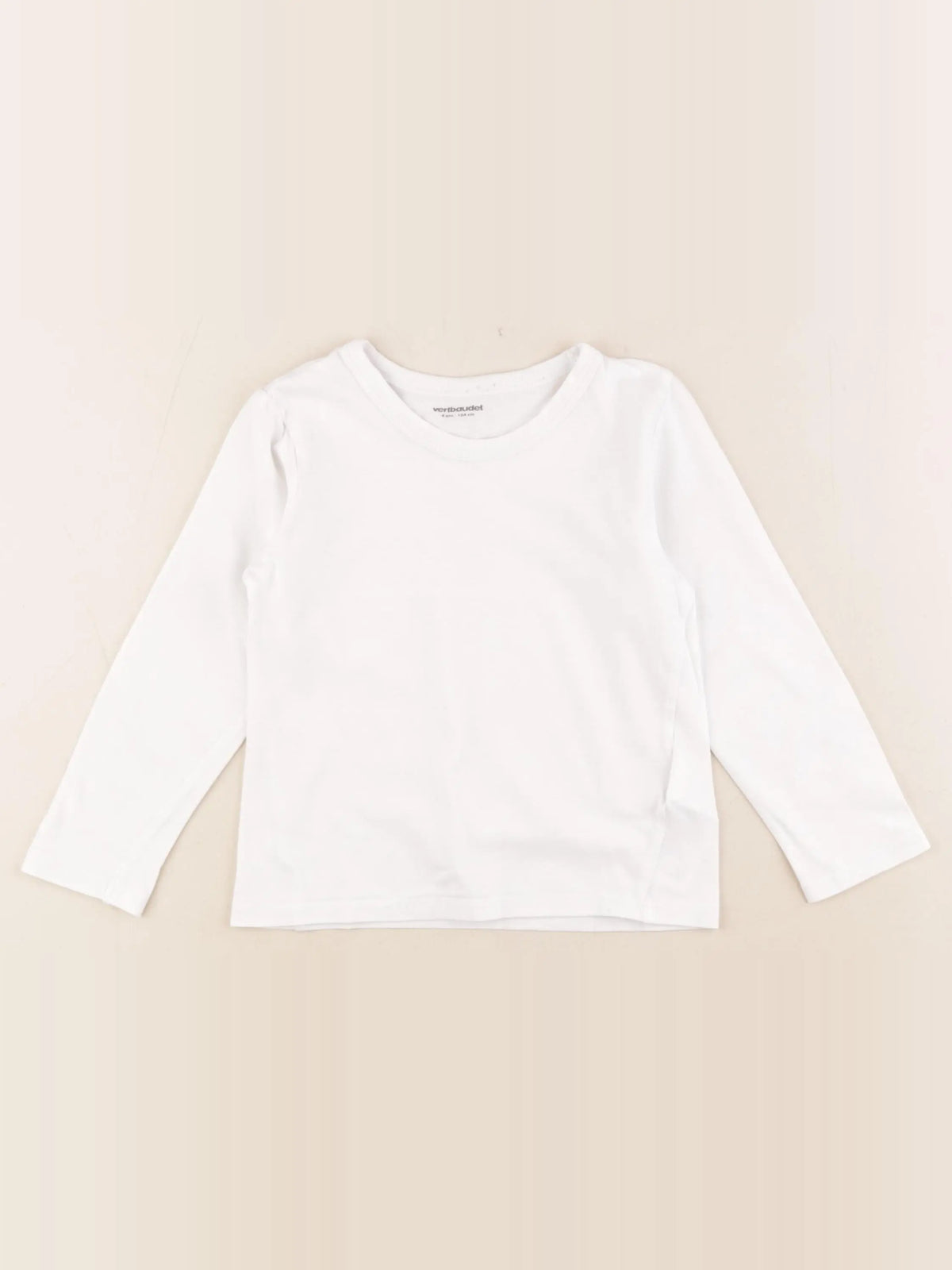 Vertbaudet - maillot de corps blanc - 4 ans