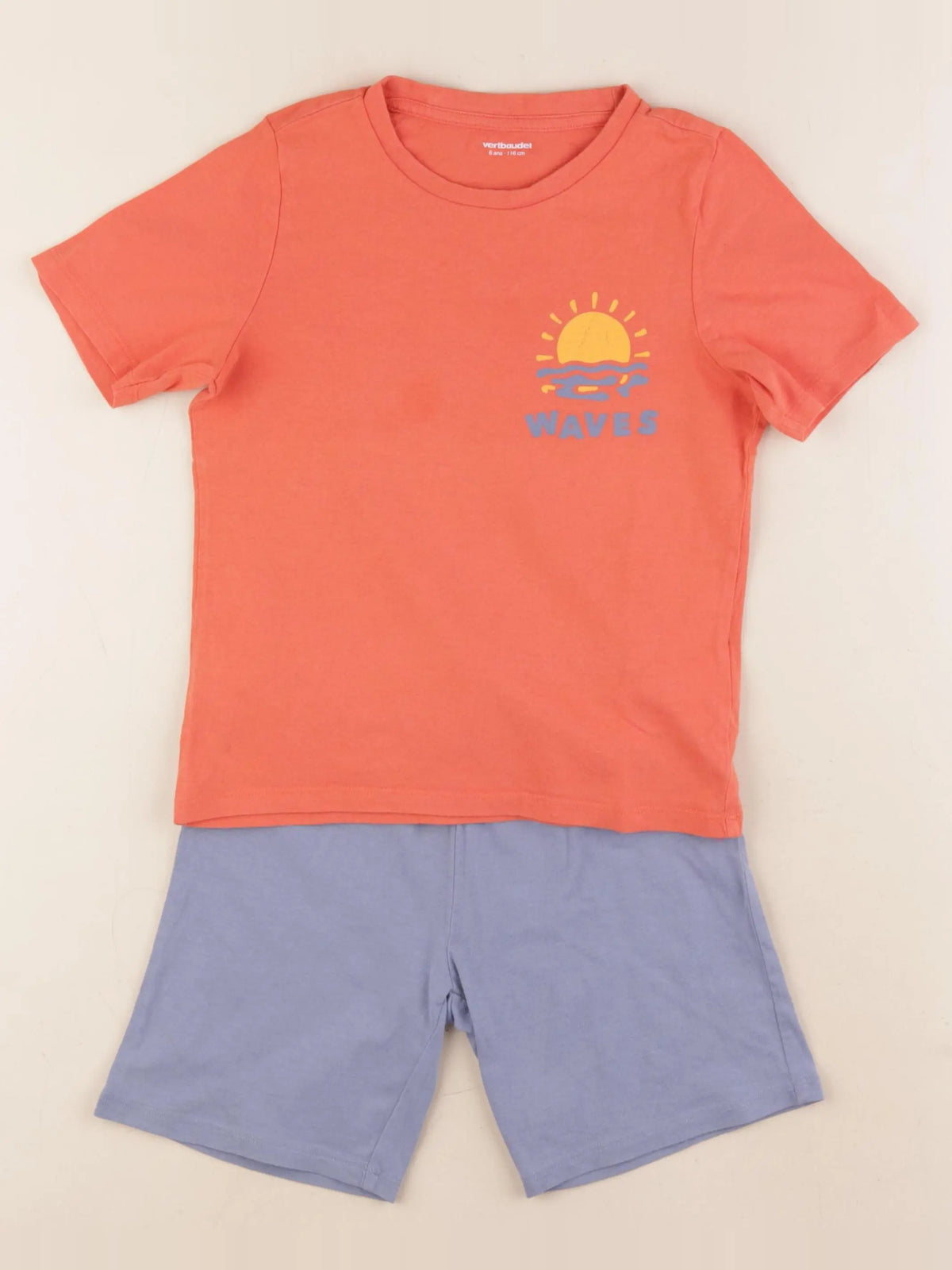 Vertbaudet - pyjama coton multicolore - 6 ans