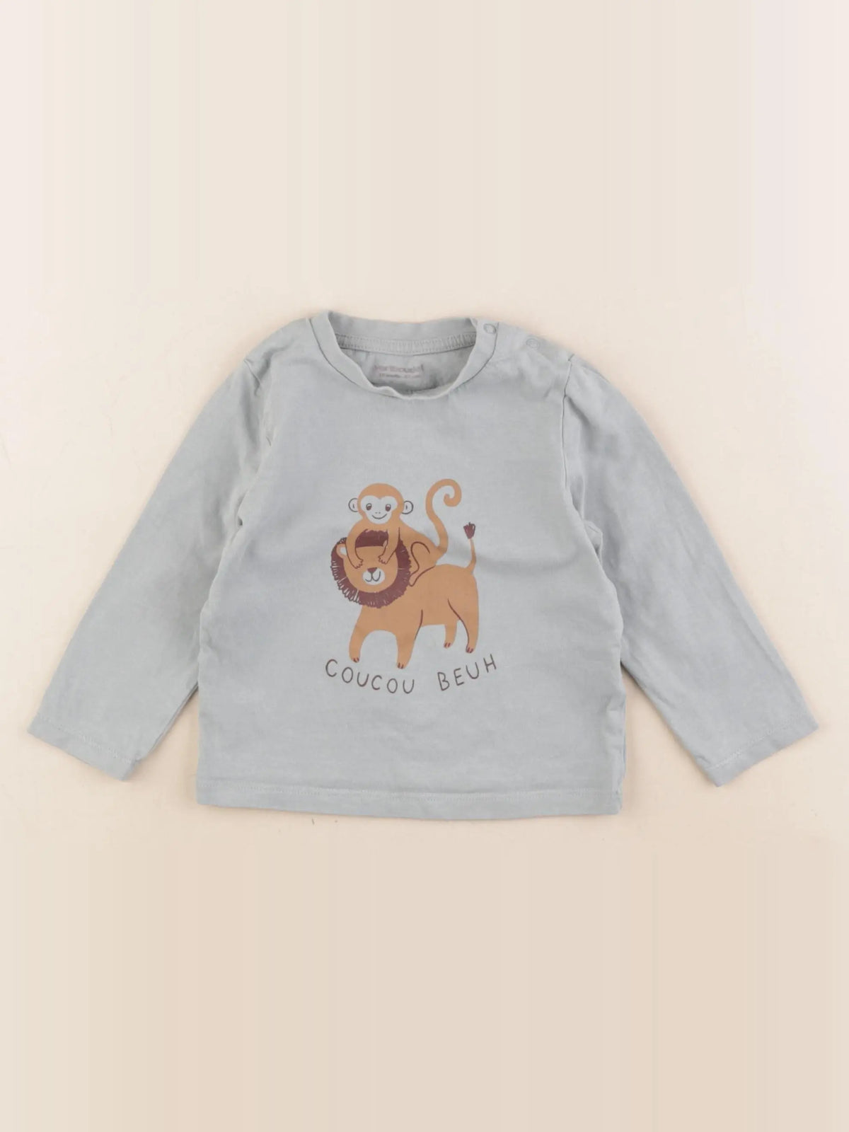 Vertbaudet - tee-shirt vert - 18 mois