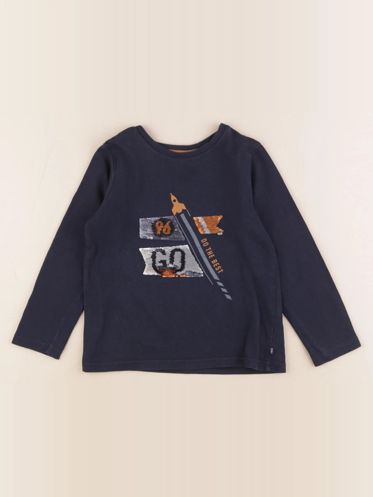Okaidi - tee-shirt bleu - 3 ans
