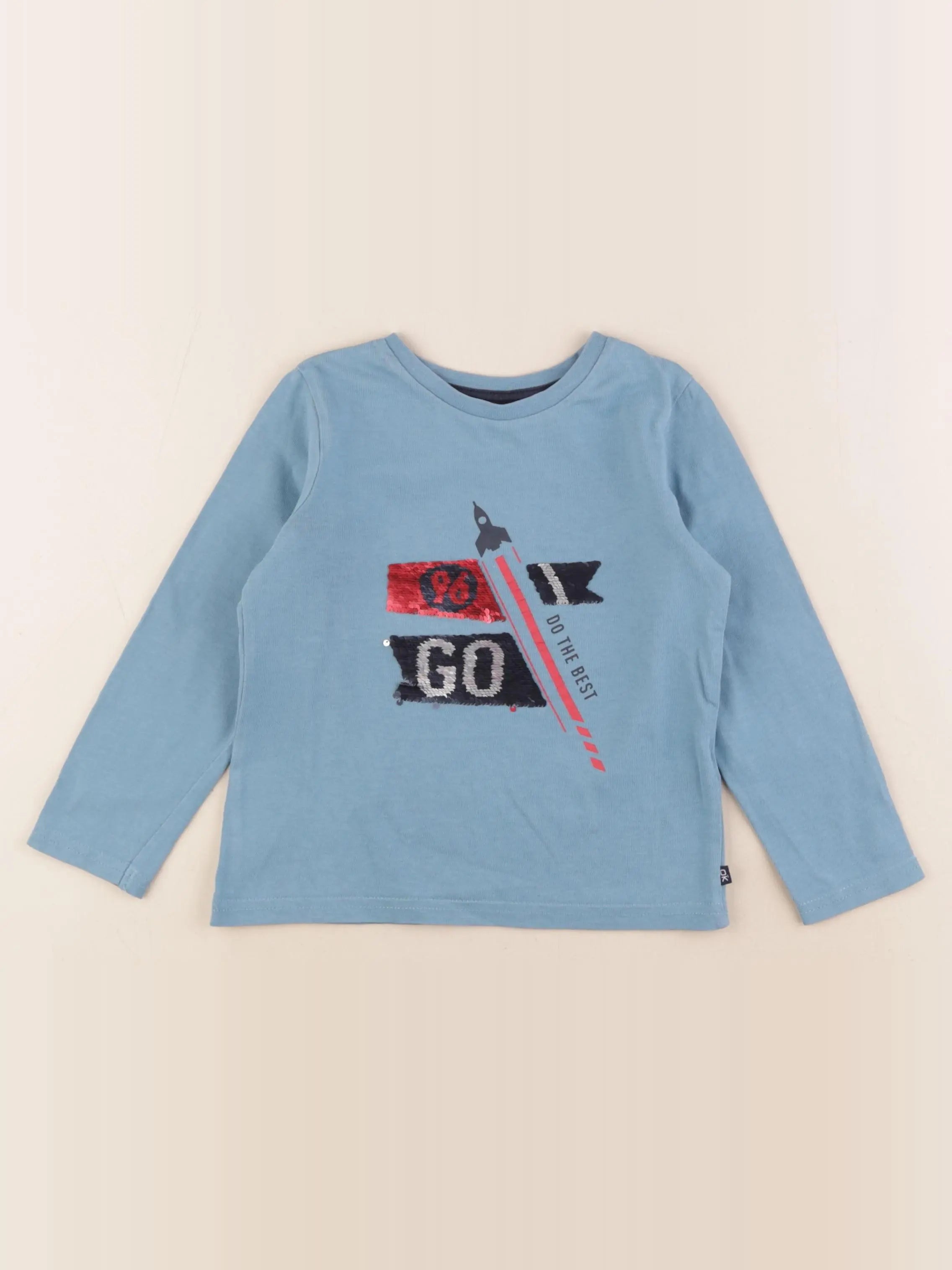 Okaidi - tee-shirt bleu - 3 ans