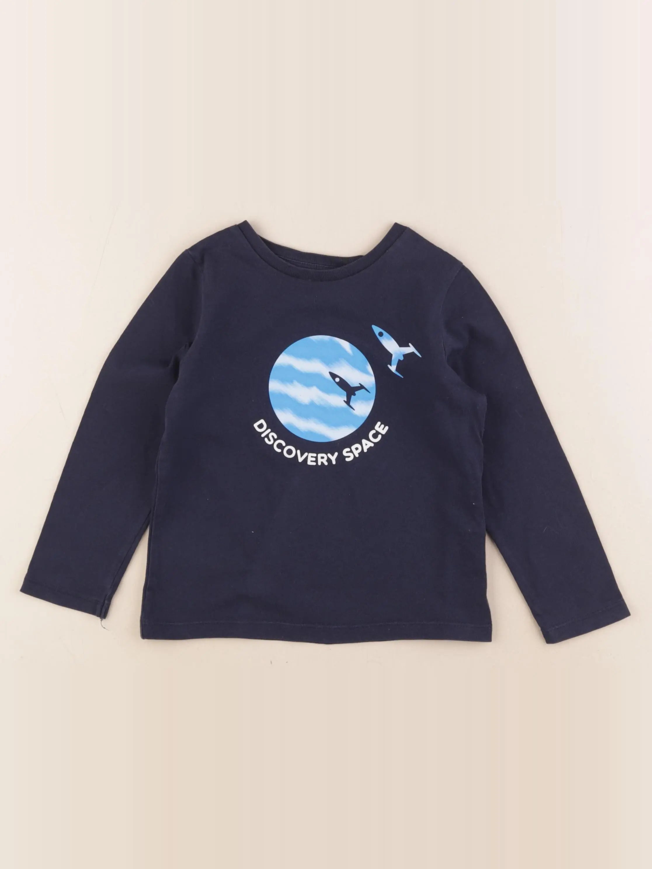 Okaidi - tee-shirt bleu - 3 ans