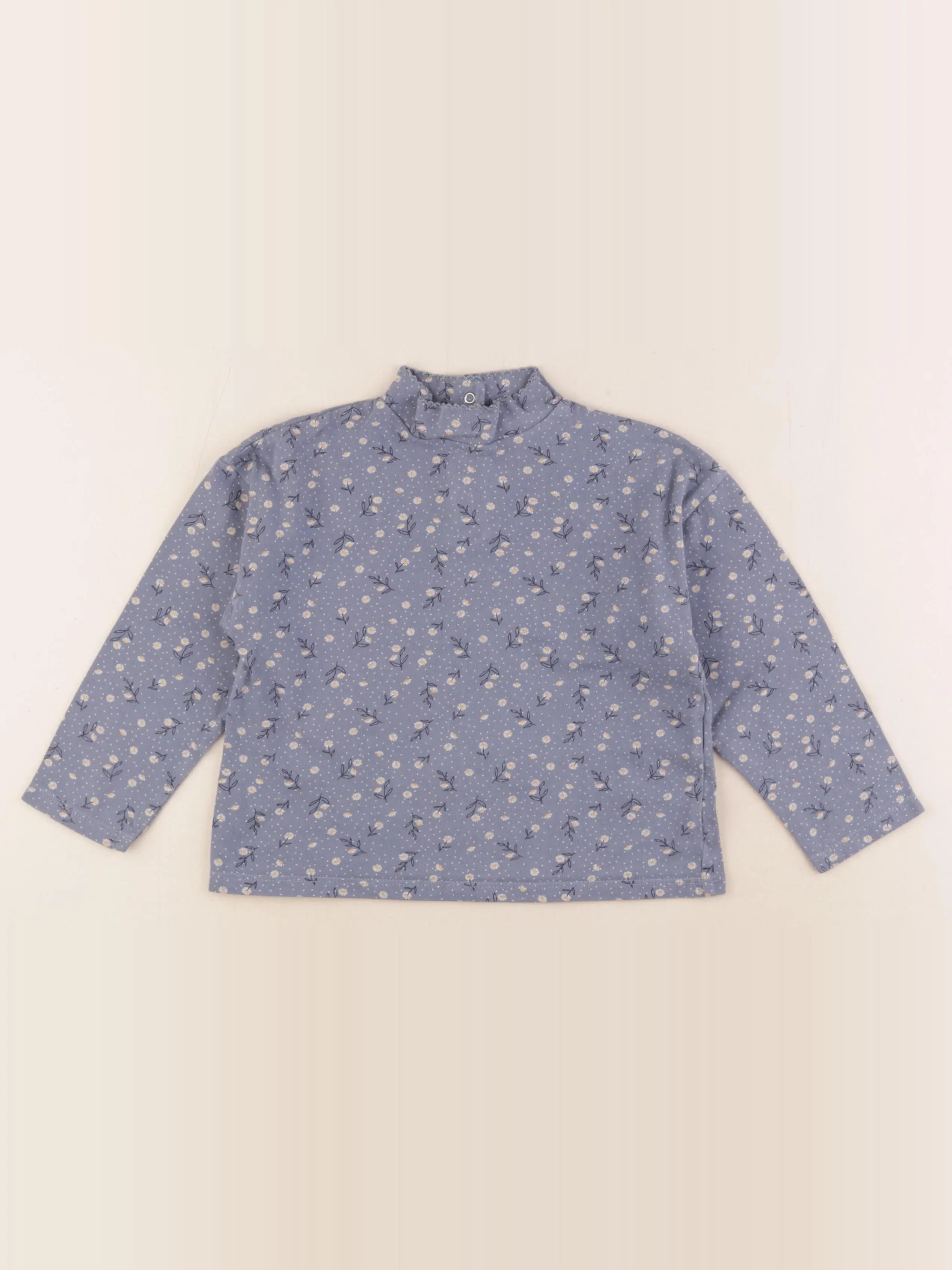Vertbaudet - sous-pull bleu - 5 ans