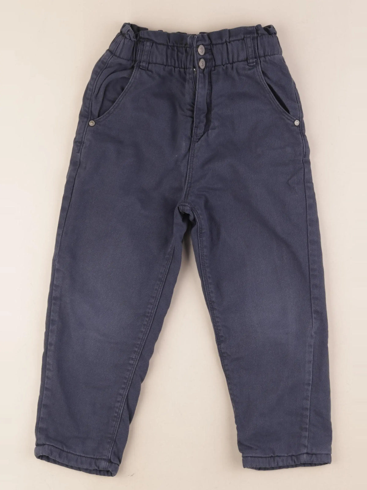 Vertbaudet - jean doublé bleu - 5 ans