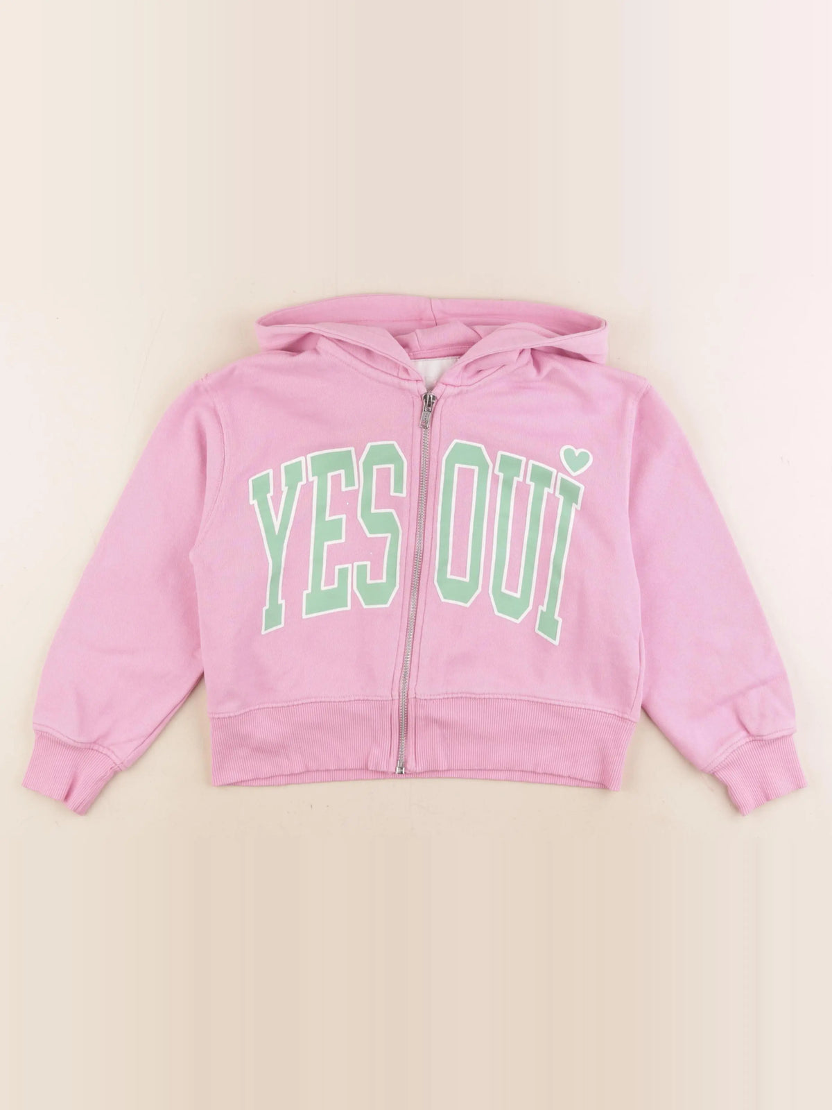 Zara - sweat rose - 6/7 ans