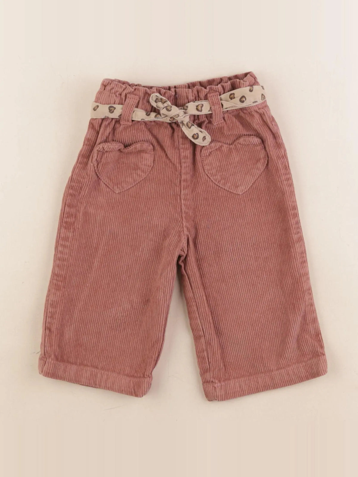Vertbaudet - pantalon marron - 6 mois