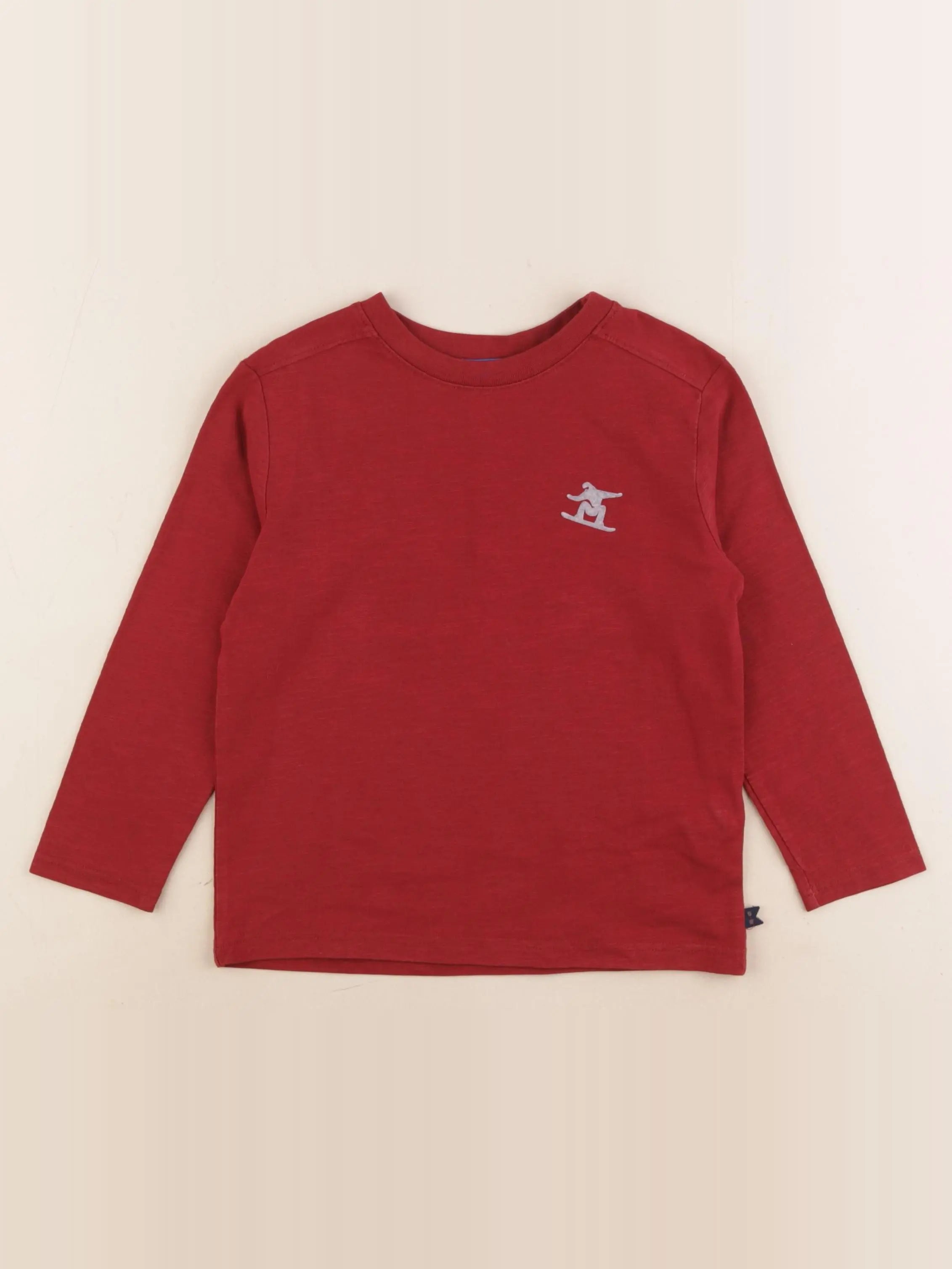 Okaidi - tee-shirt imprimé au dos rouge - 4 ans