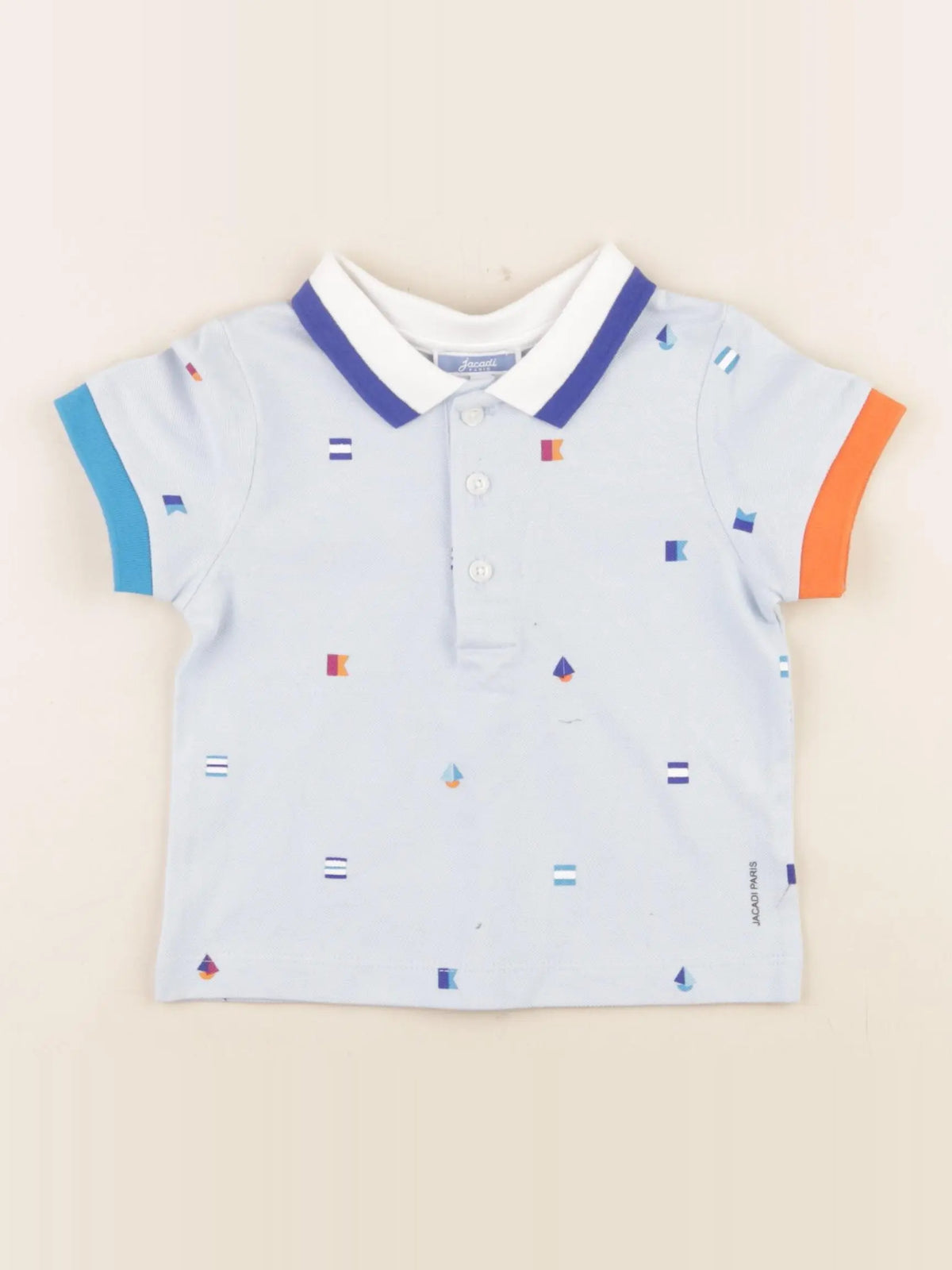 Jacadi - polo bleu - 18 mois