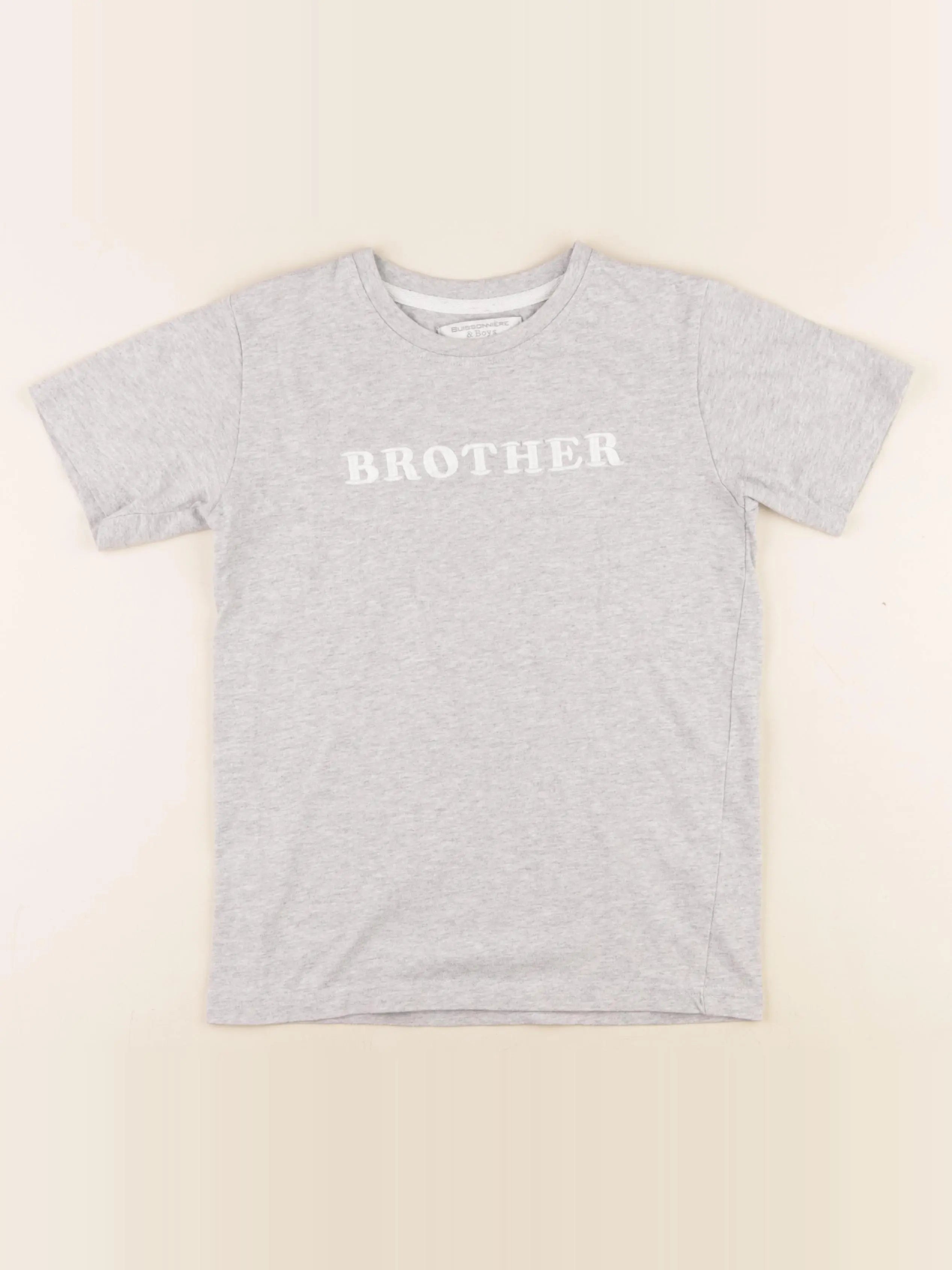 Buissonnière - tee-shirt gris - 10 ans