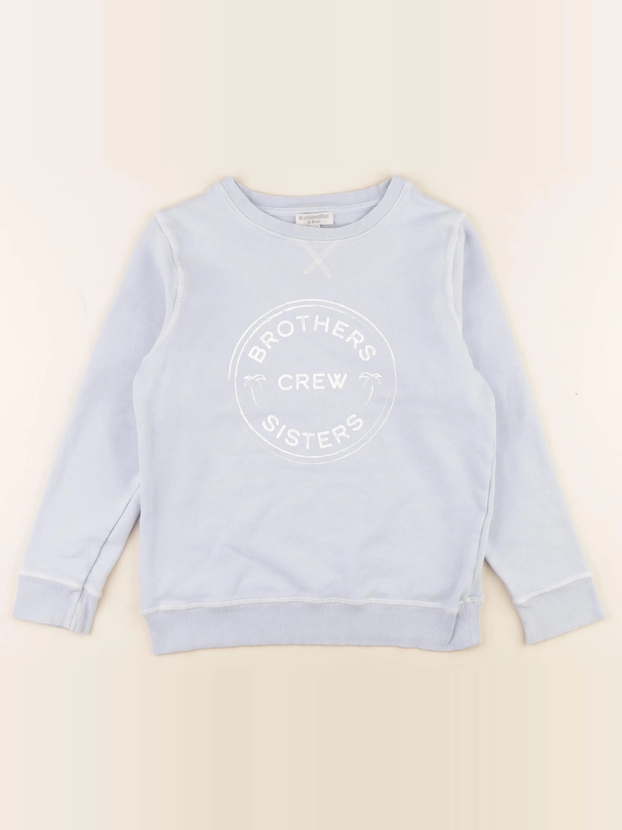 Buissonnière - sweat bleu - 8/9 ans