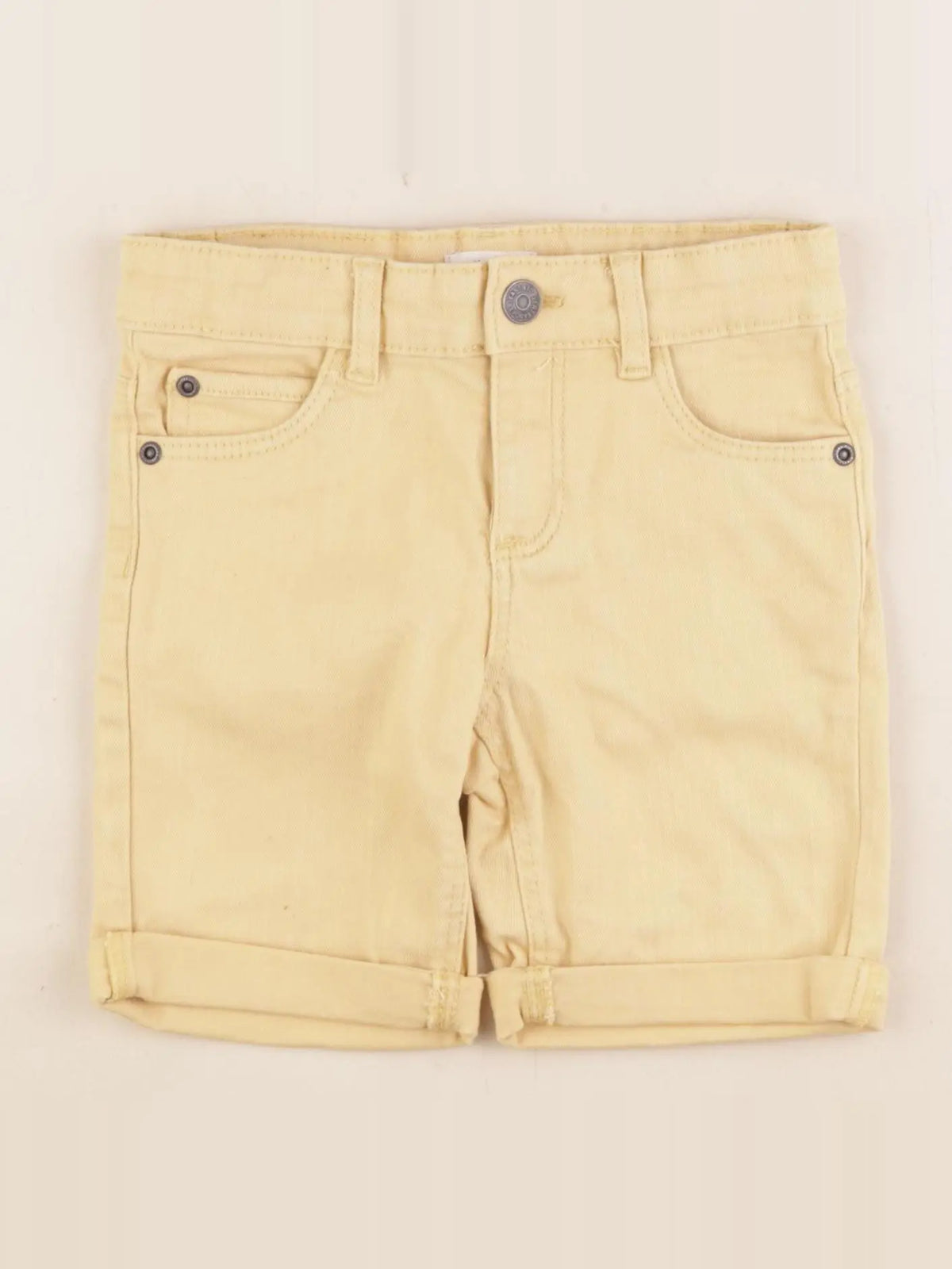 Vertbaudet - short jaune - 4 ans