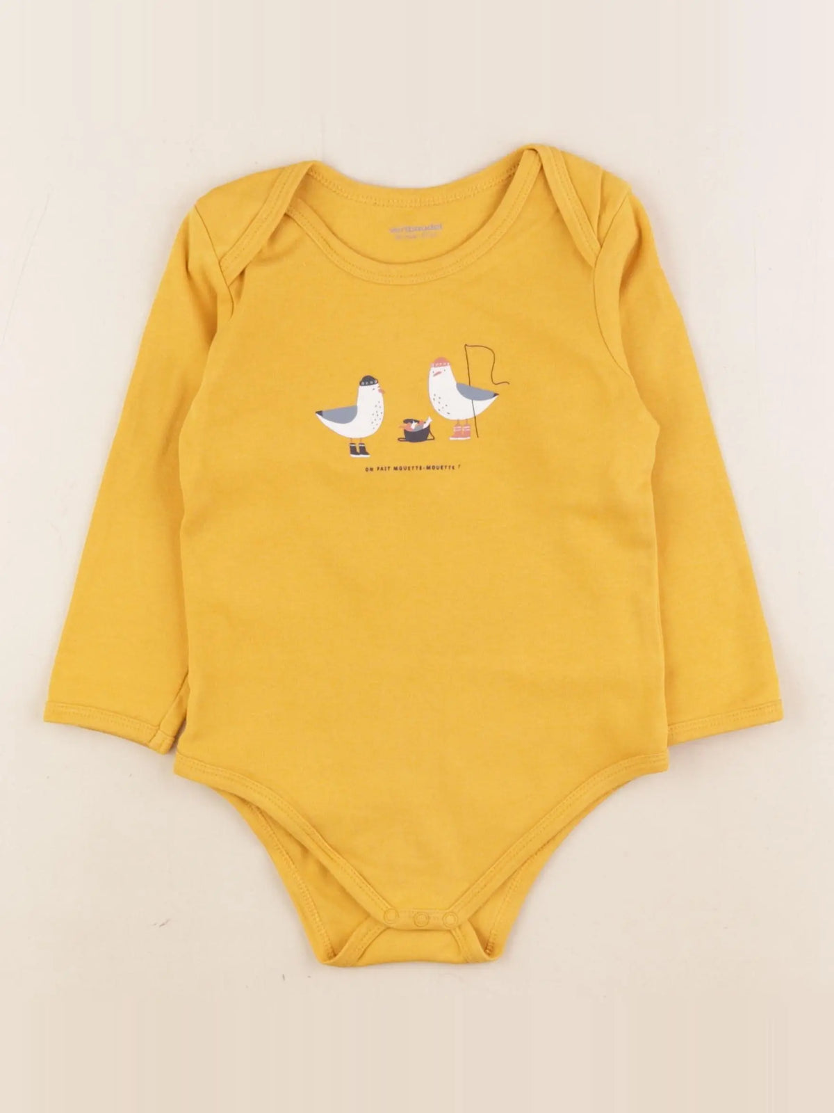 Vertbaudet - body jaune - 36 mois