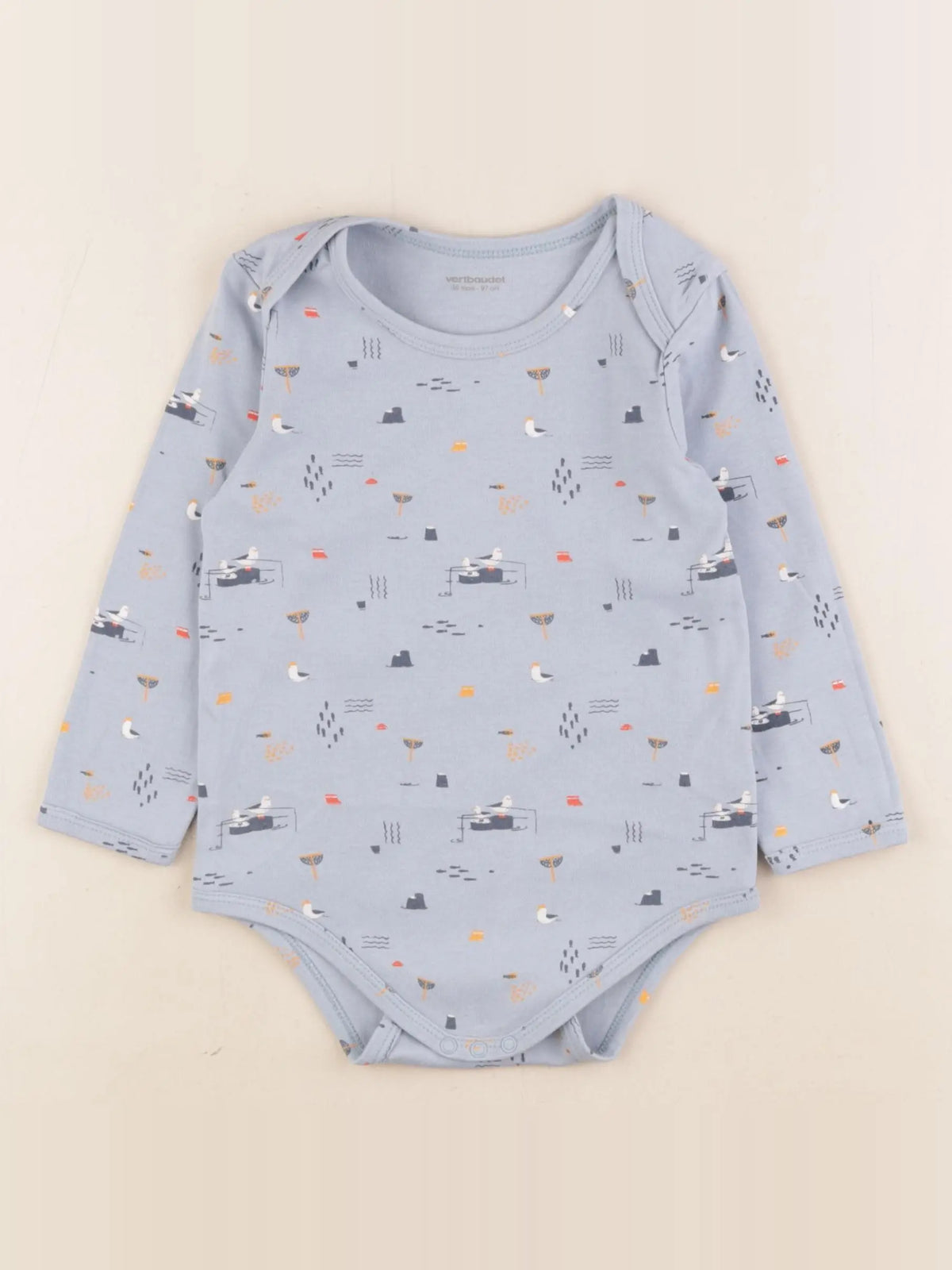 Vertbaudet - body bleu - 36 mois