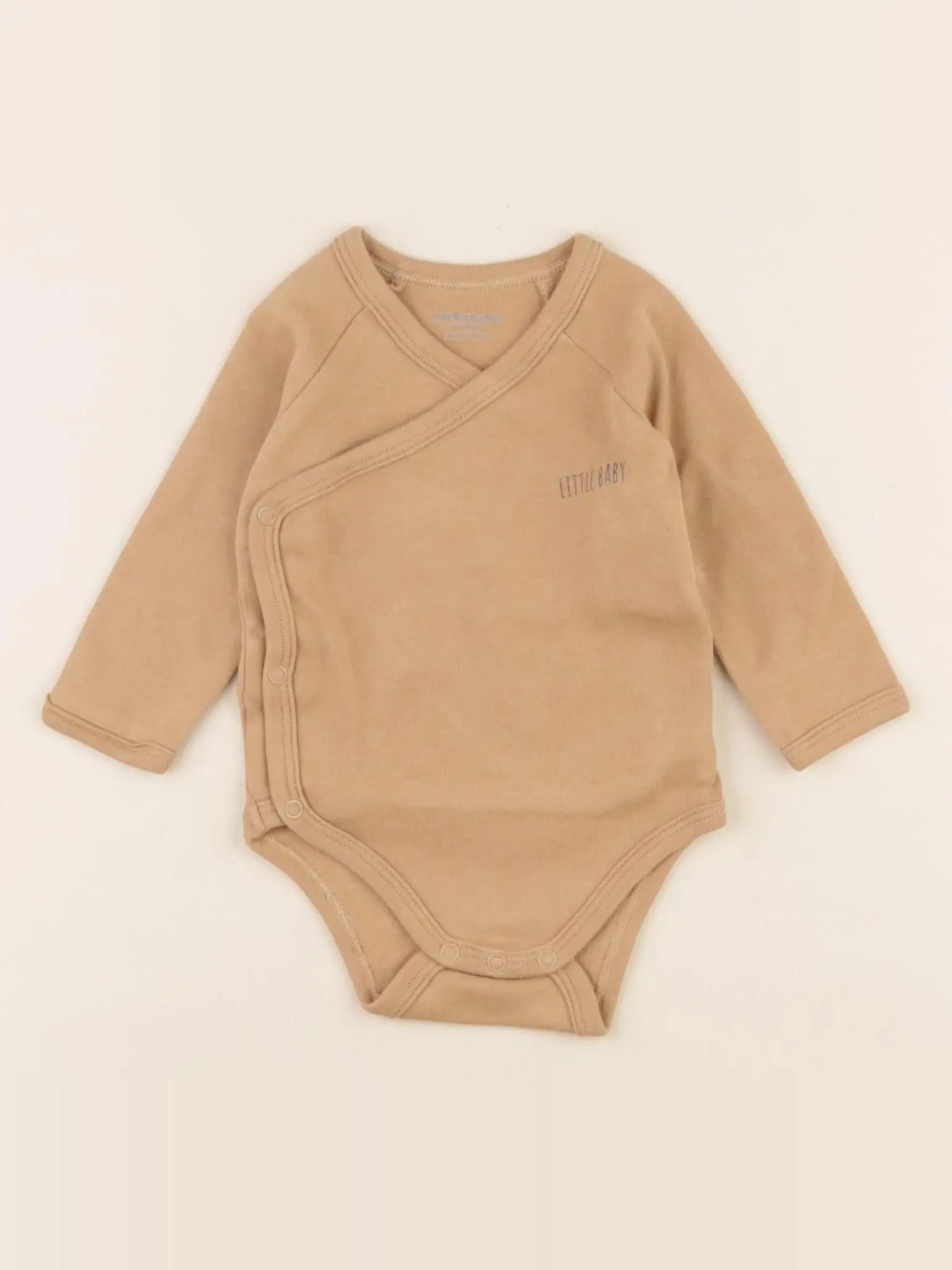 Vertbaudet - body marron - 3 mois