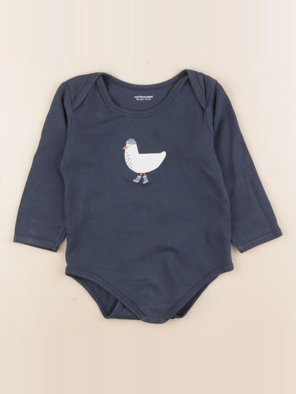 Vertbaudet - body bleu - 36 mois