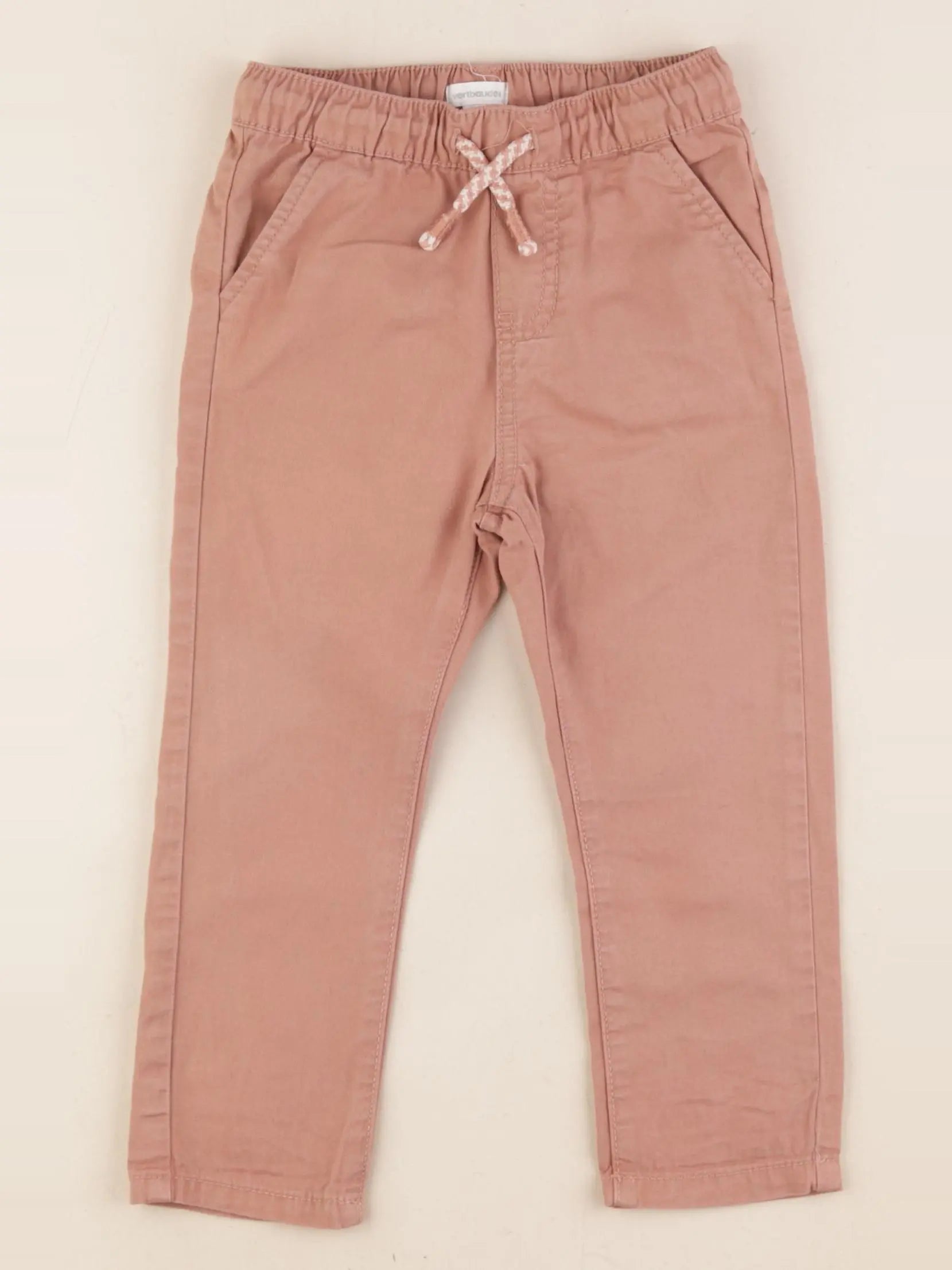 Vertbaudet - pantalon marron - 24 mois
