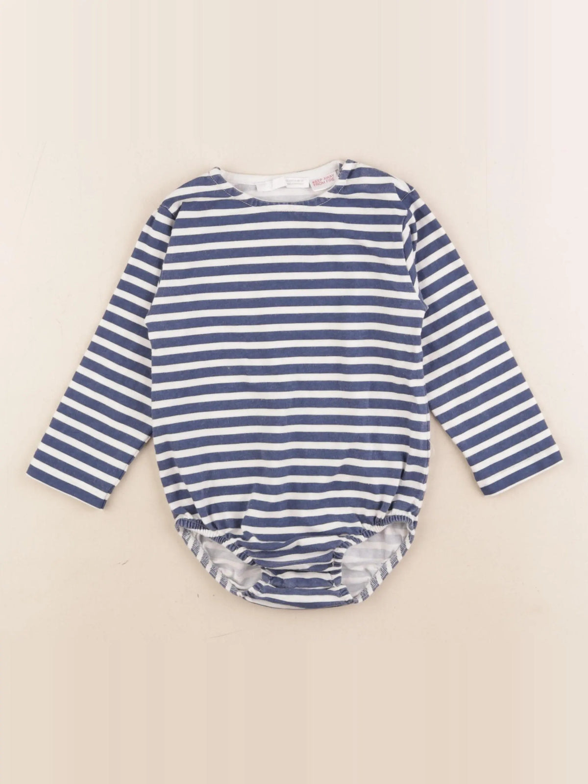 Zara - body bleu - 9/12 mois