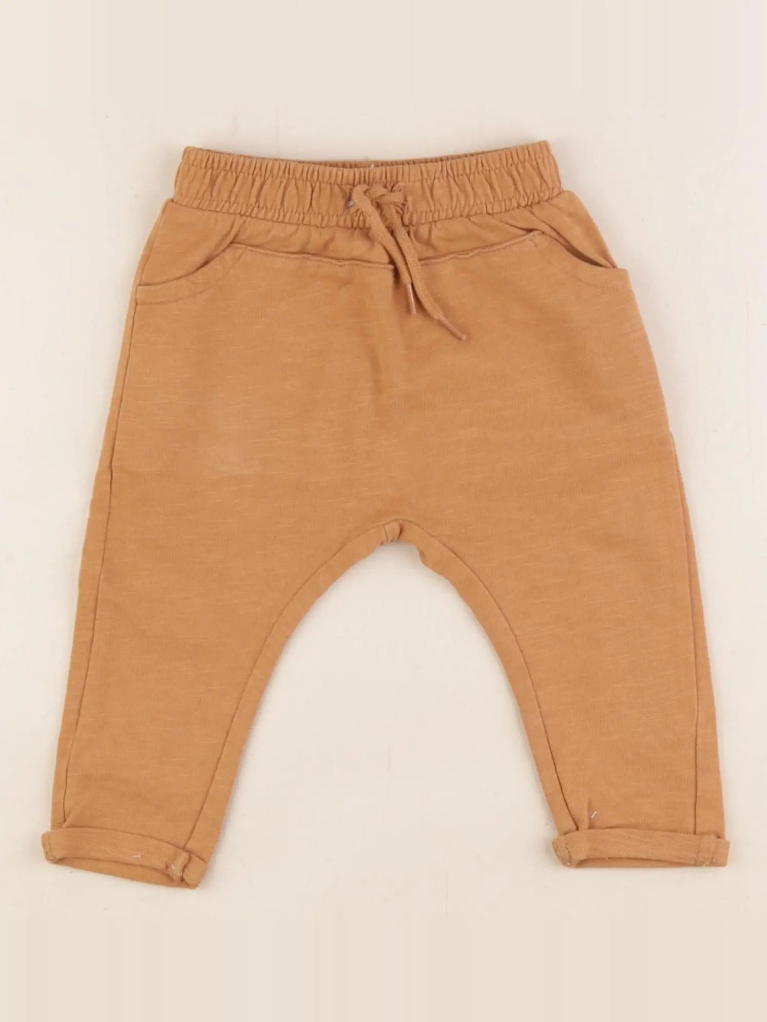 Vertbaudet - pantalon marron - 6 mois