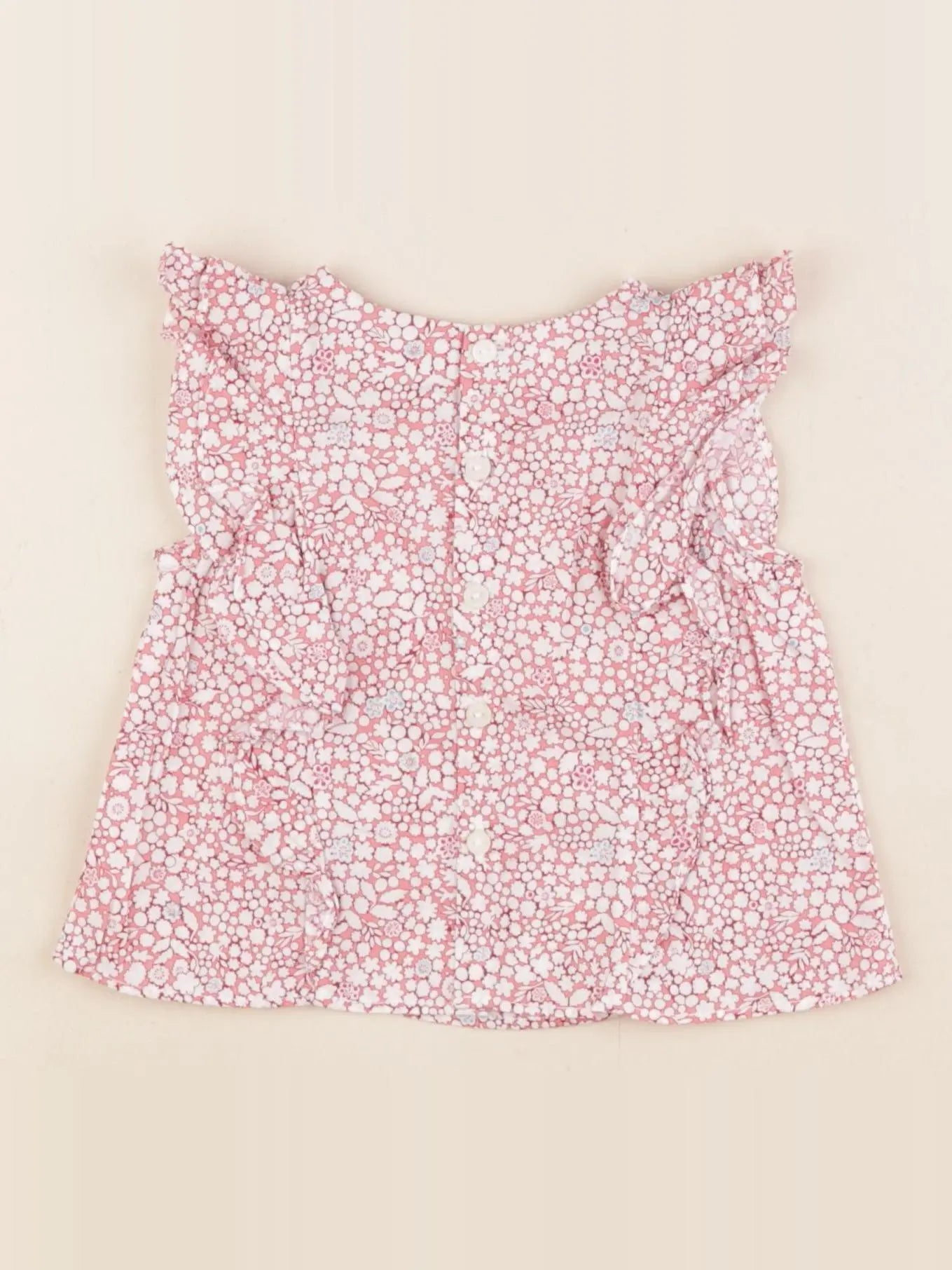 Jacadi - blouse liberty rose - 6 mois
