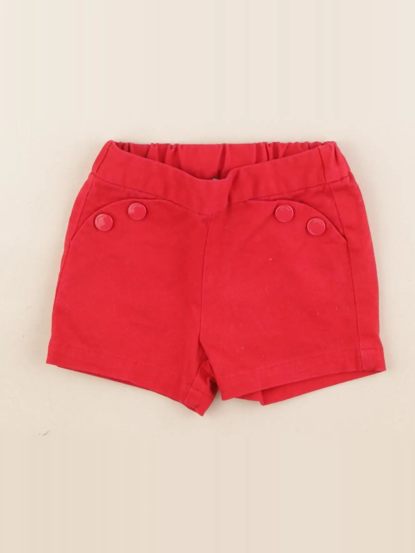 Jacadi - short rouge - 6 mois