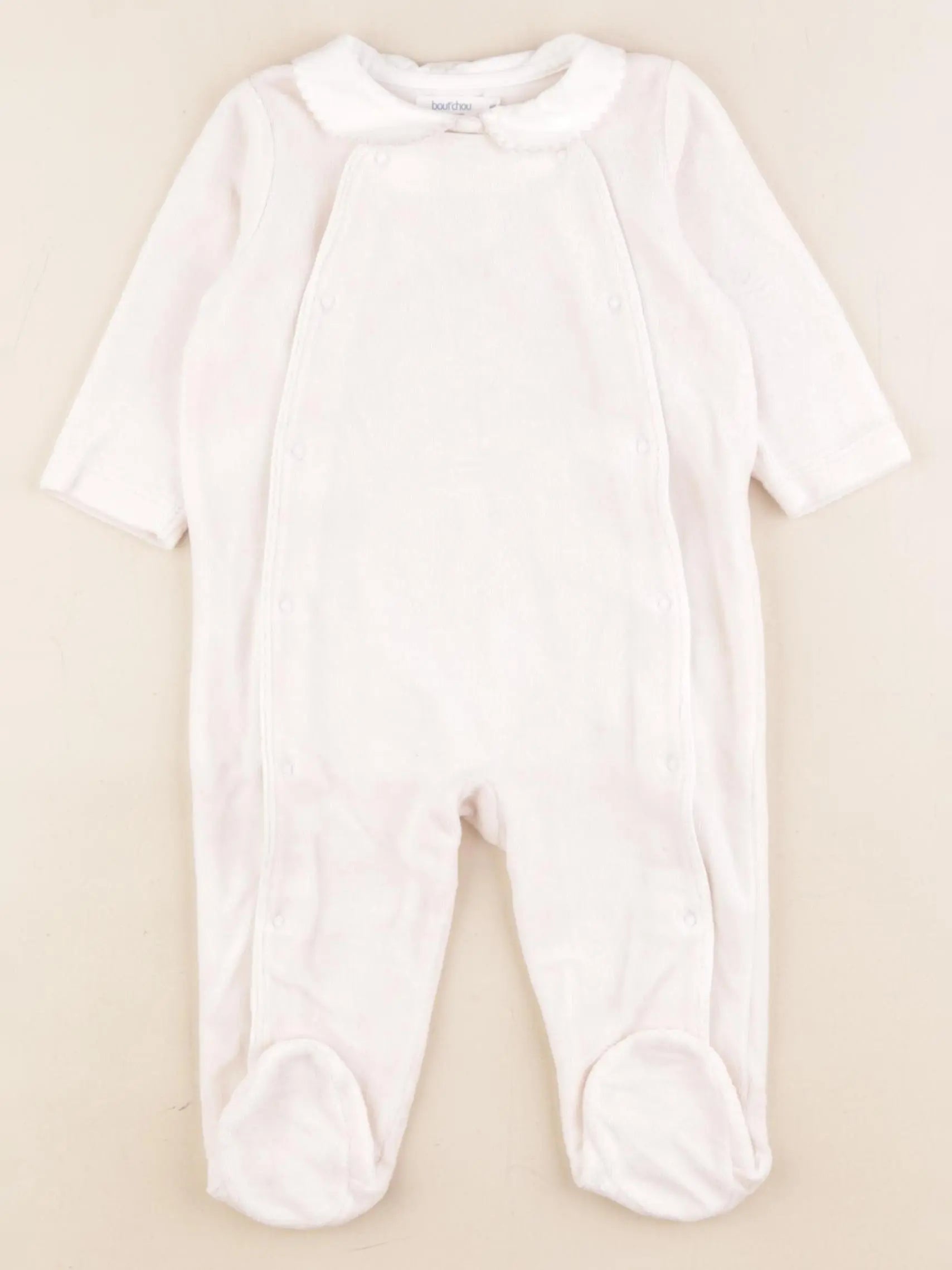 Boutchou - pyjama velours rose - 6 mois