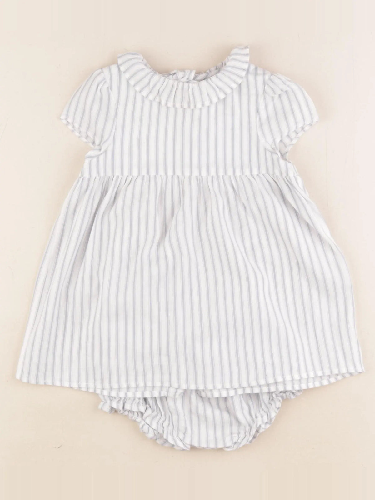 Cyrillus - robe bleu - 9 mois