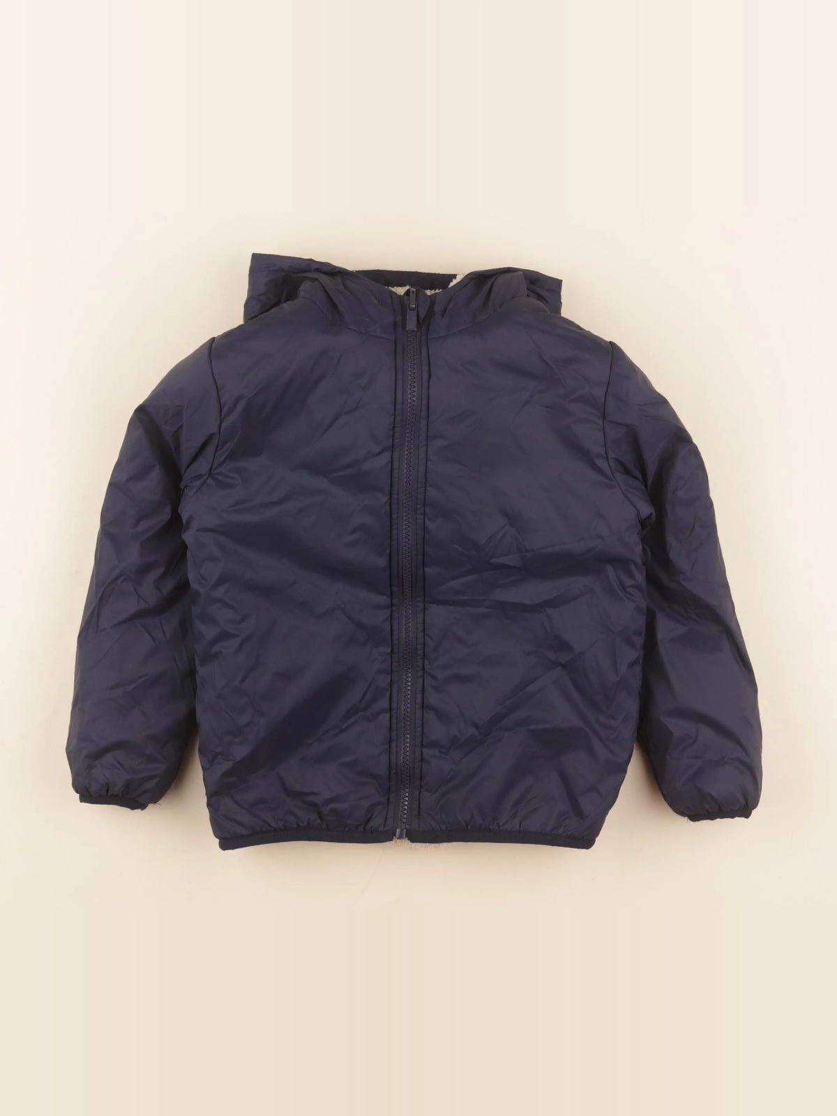Vertbaudet - doudoune bleu - 7 ans