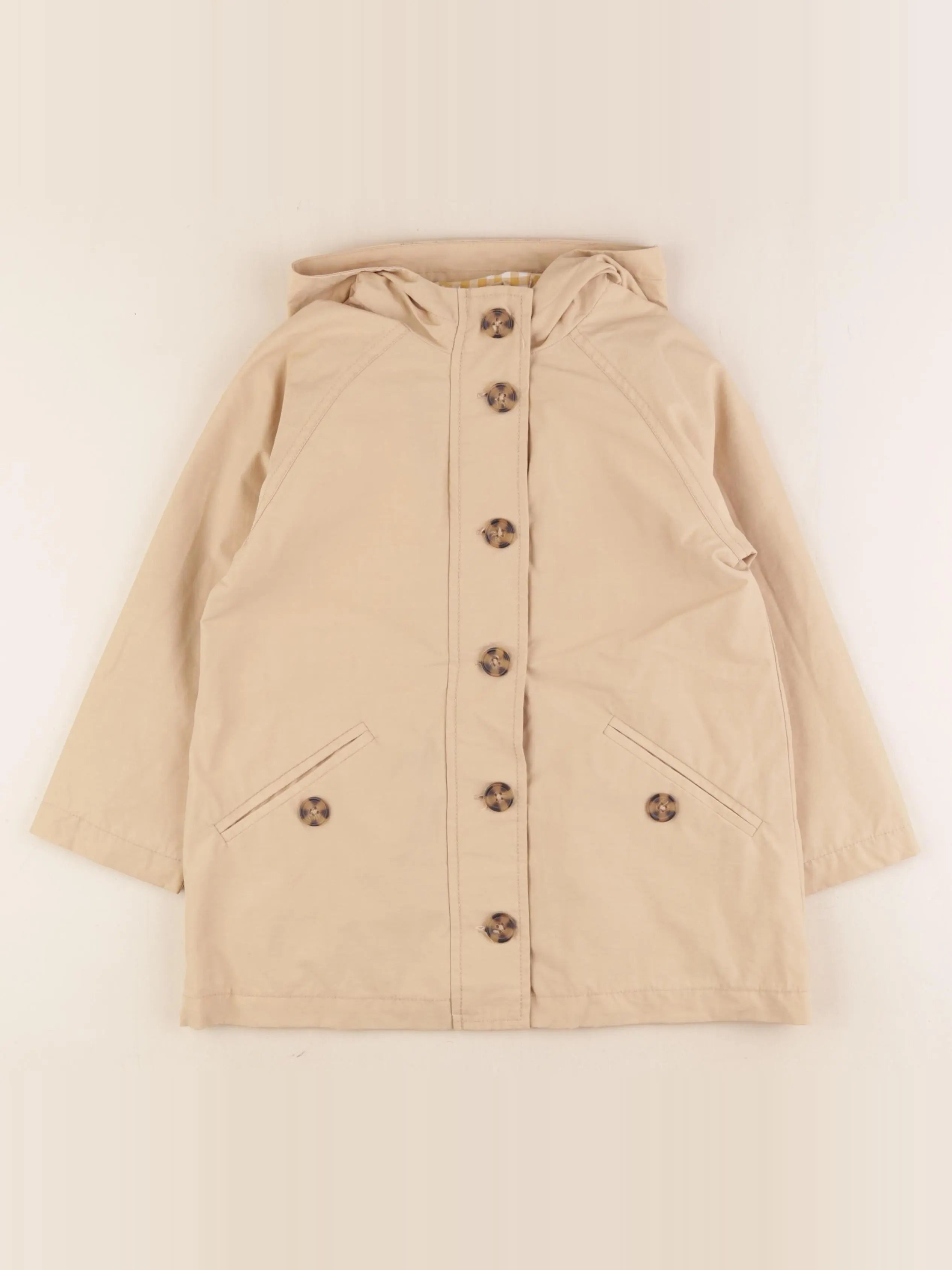 Vertbaudet - veste beige - 6 ans
