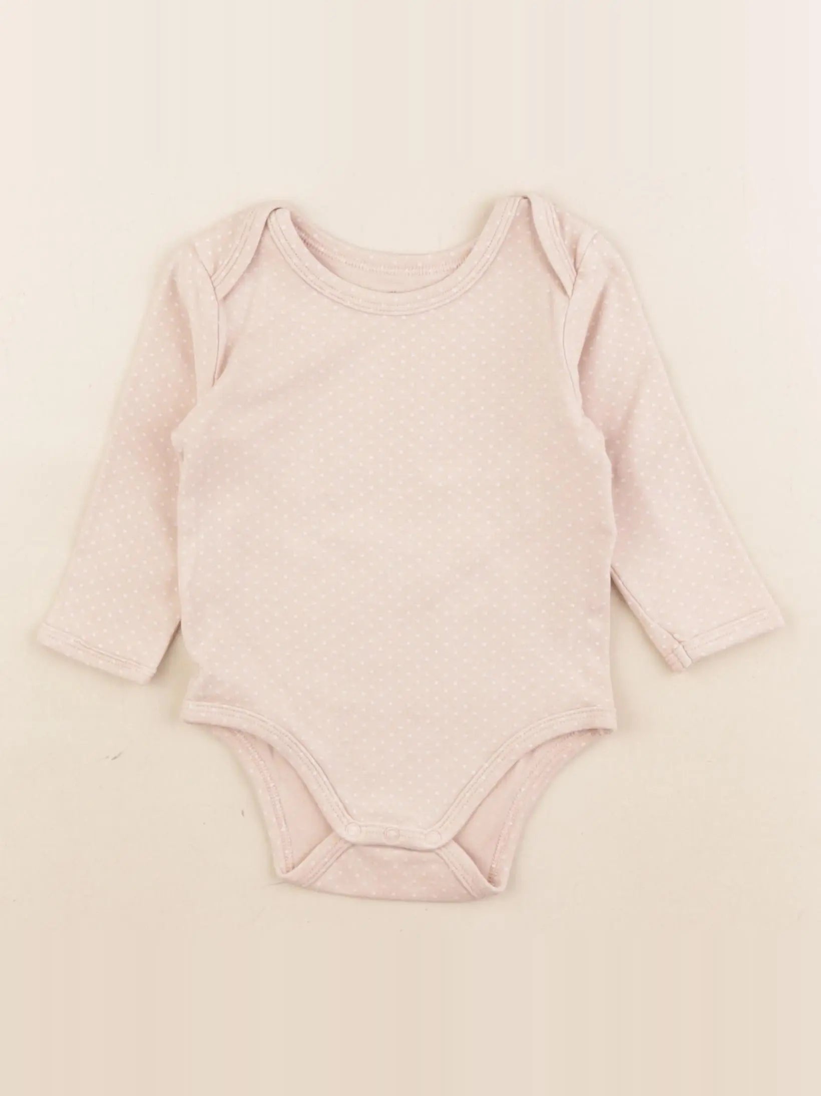 Vertbaudet - body beige - 12 mois