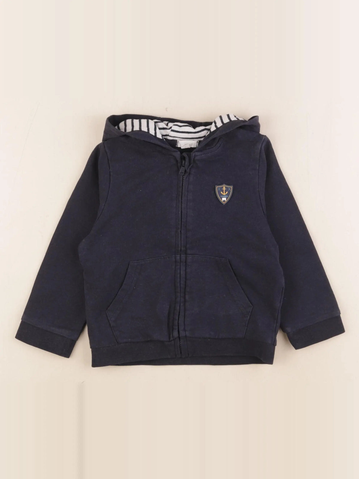 Vertbaudet - sweat bleu - 2 ans