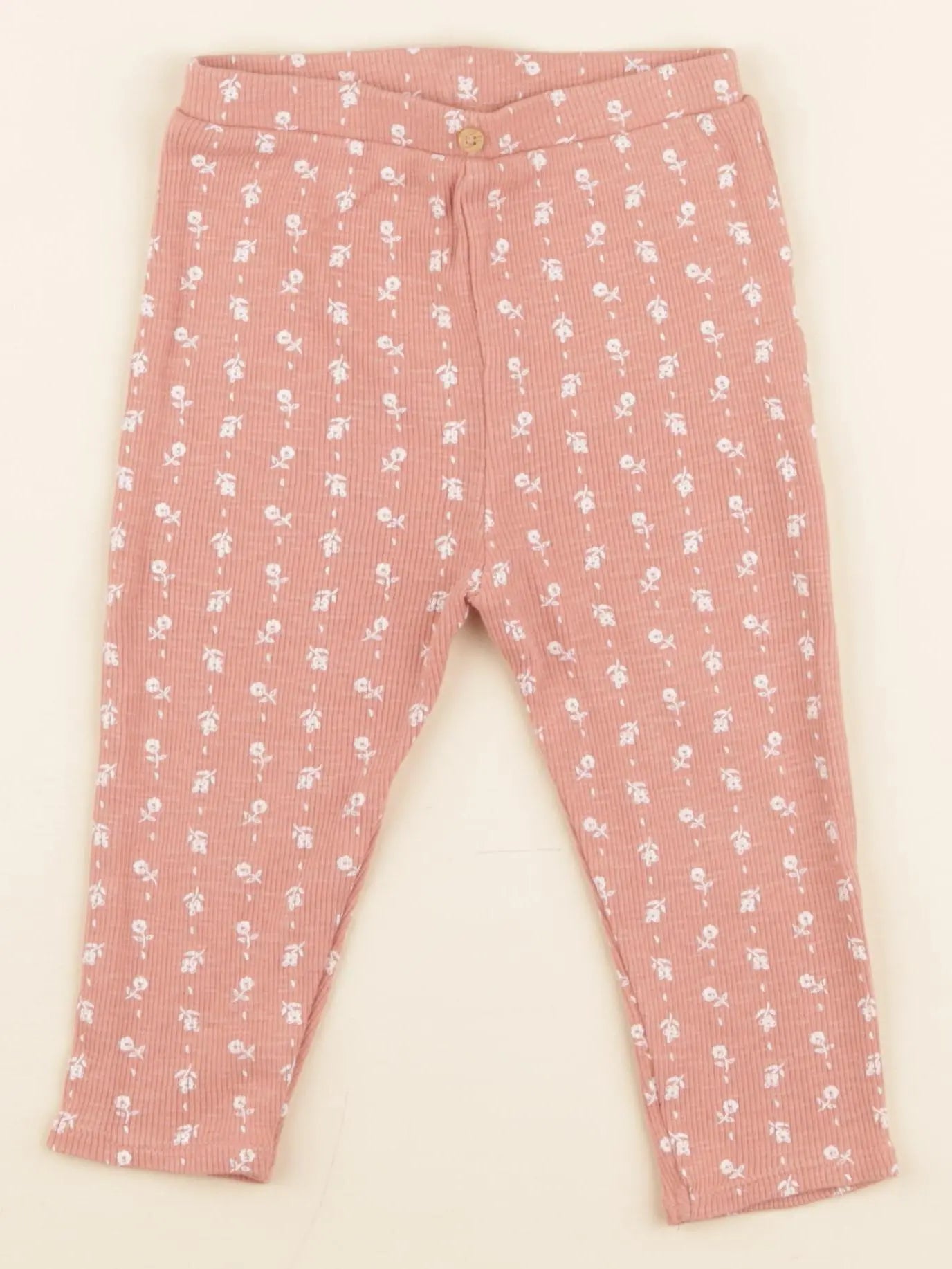 Vertbaudet - legging rose - 18 mois