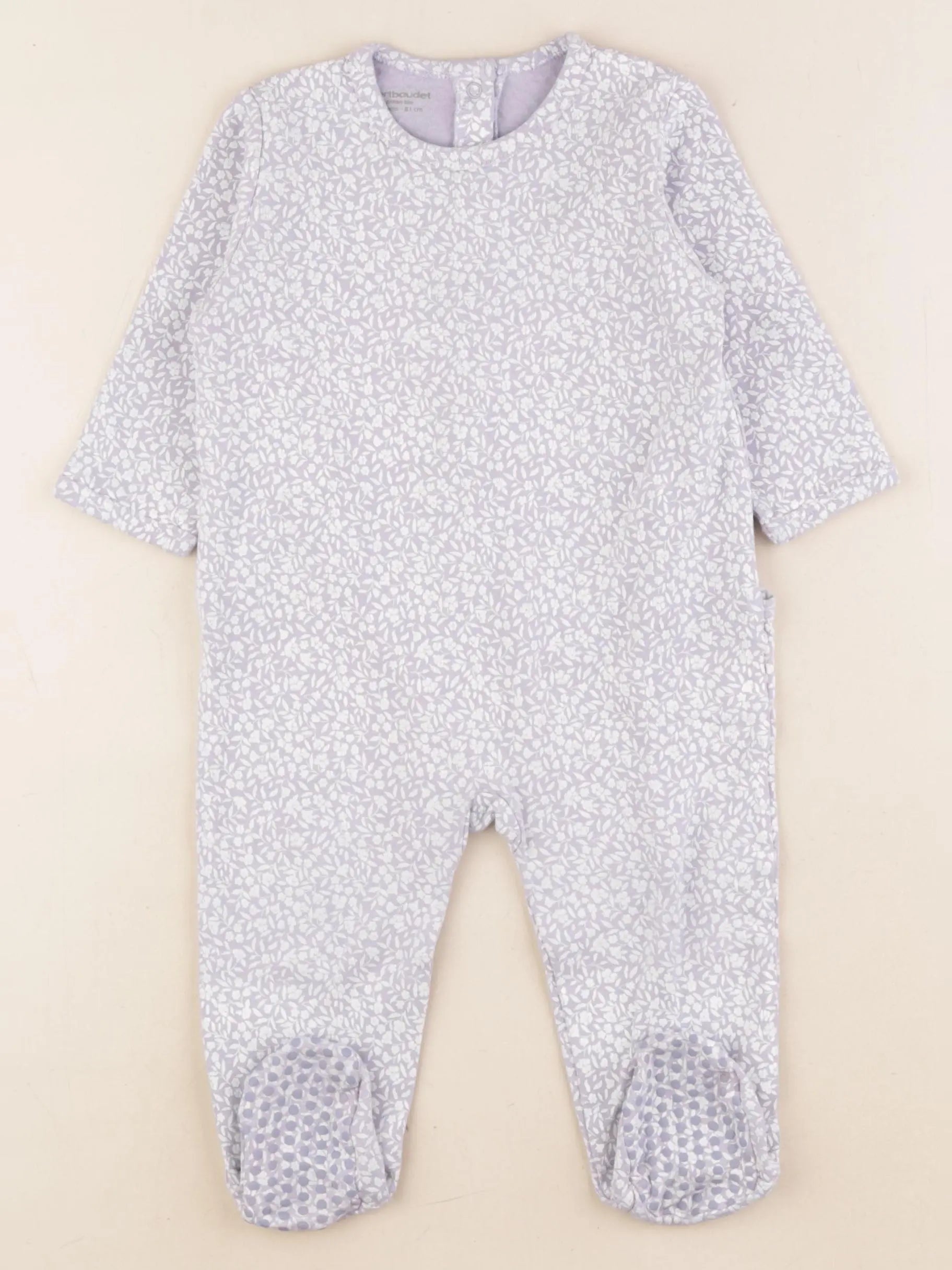 Vertbaudet - pyjama coton violet - 18 mois