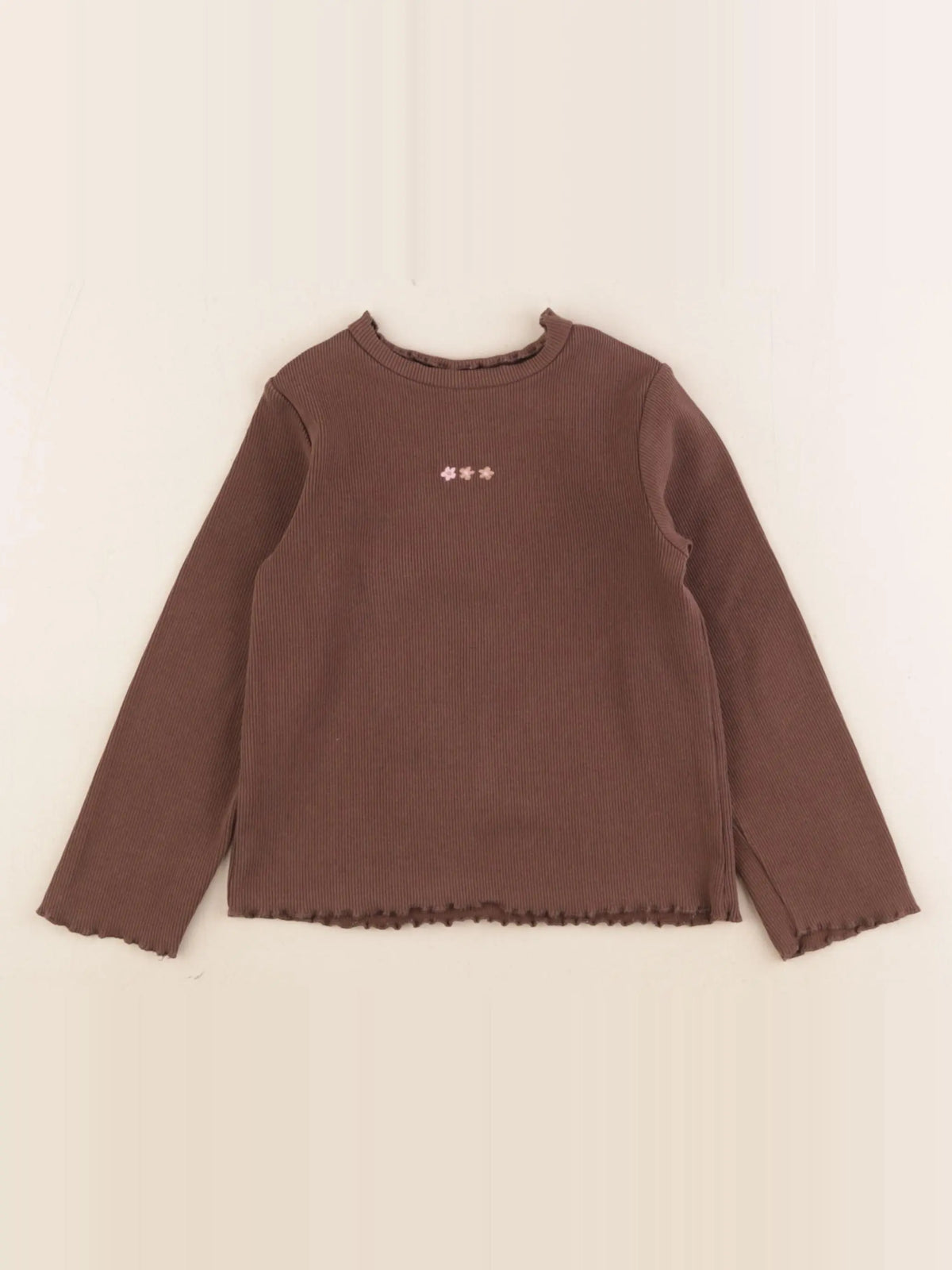 Zara - tee-shirt marron - 3 ans