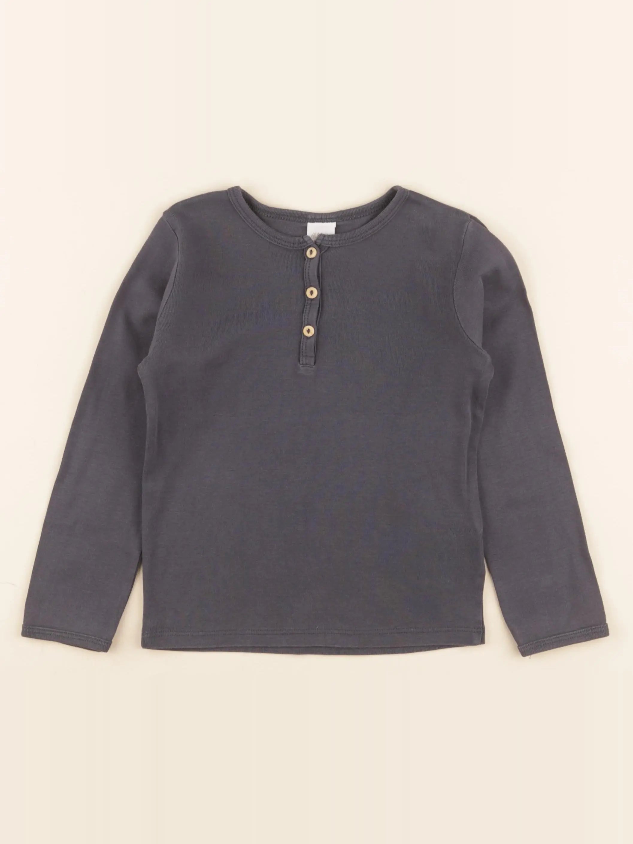 H&M - tee-shirt gris - 3/4 ans