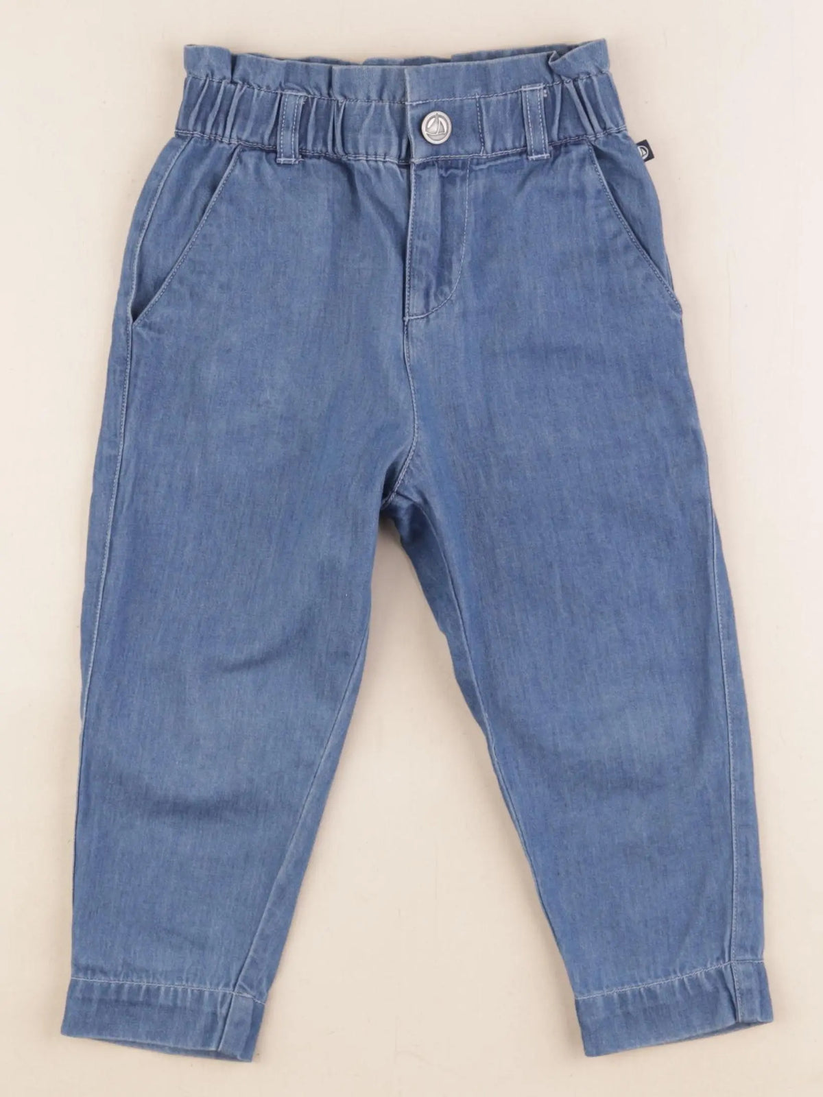 Petit Bateau - pantalon bleu - 3 ans