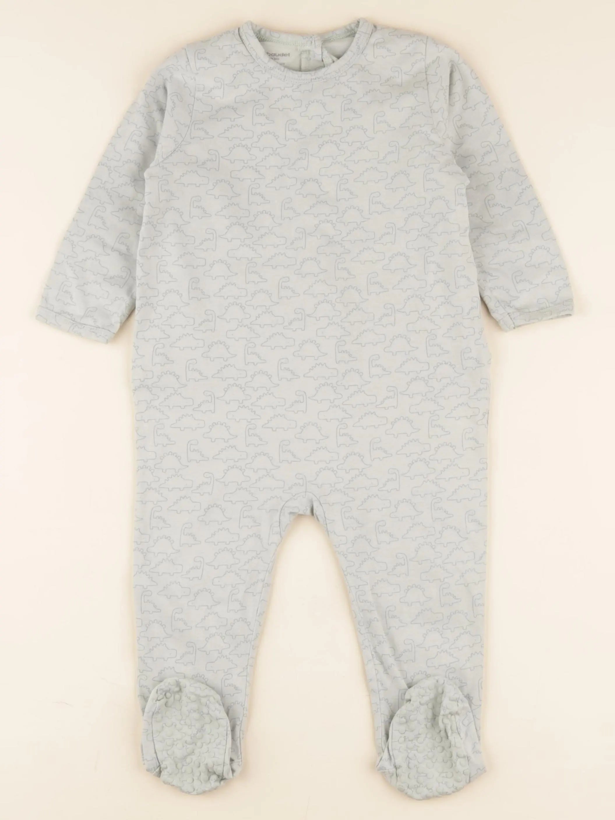 Vertbaudet - pyjama coton vert - 18 mois