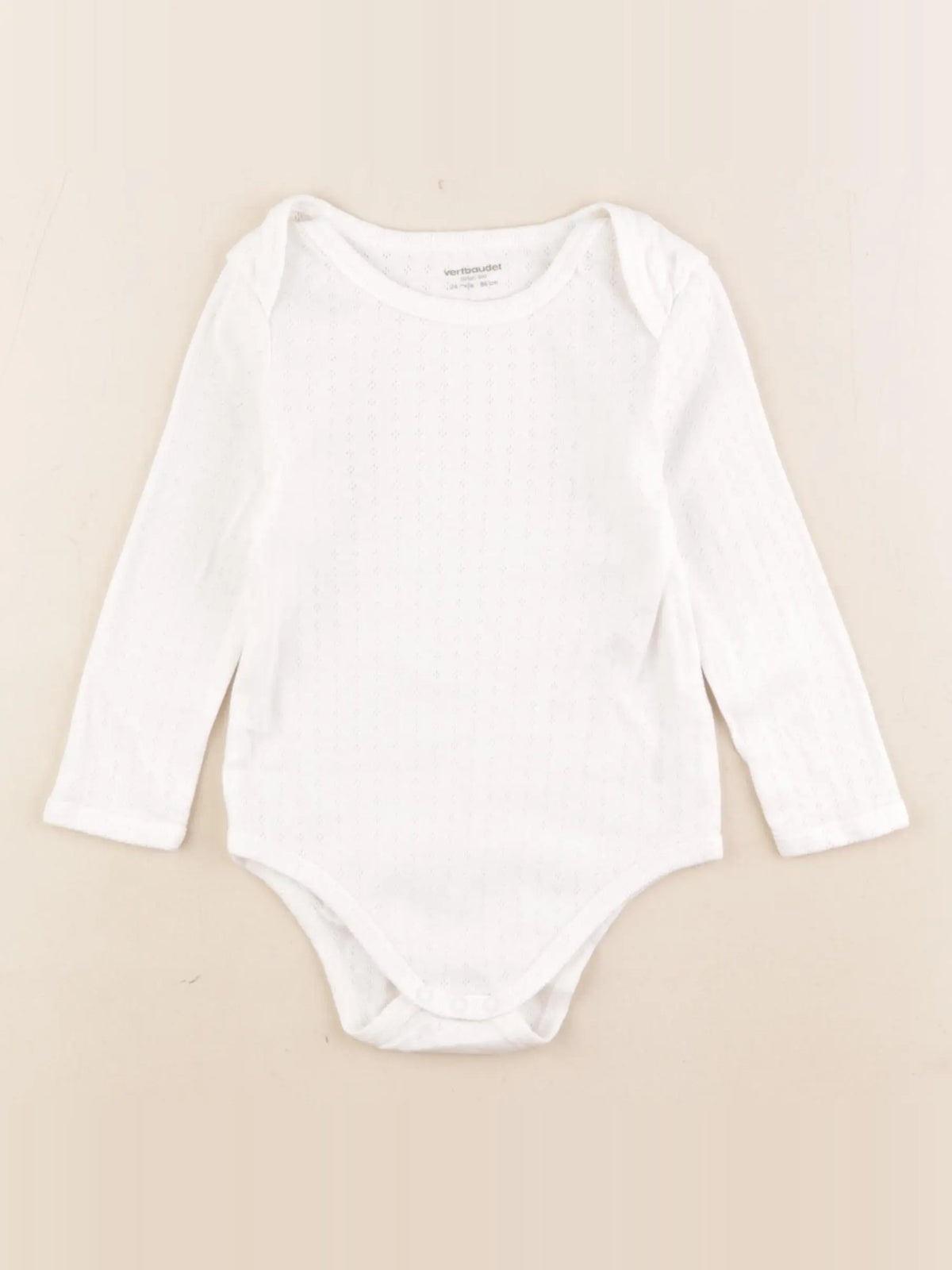Vertbaudet - body blanc - 2 ans
