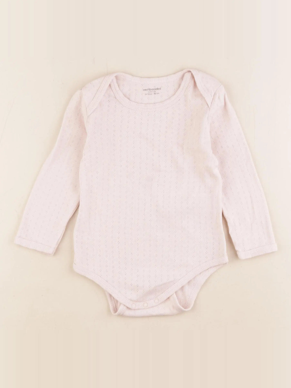 Vertbaudet - body rose - 2 ans