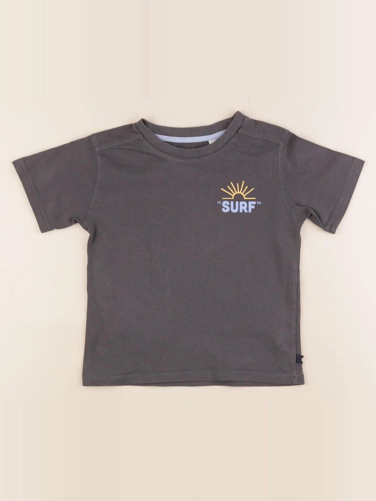 Okaidi - tee-shirt imprimé au dos gris - 3 ans